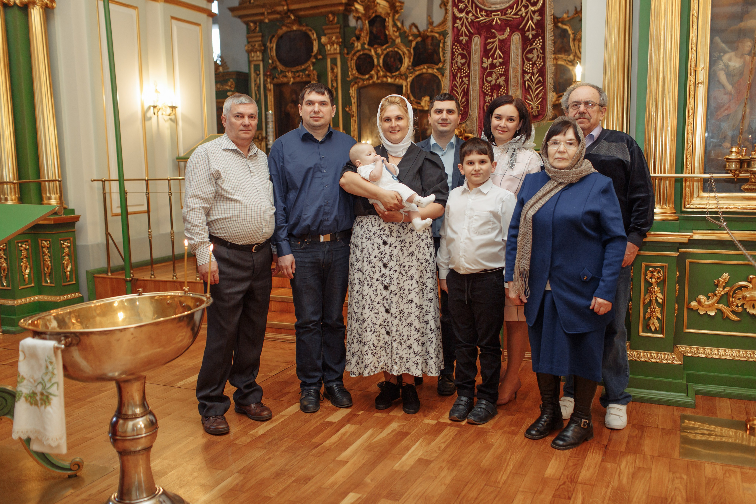 Фотосъемка крещения  в Санкт- Петербурге