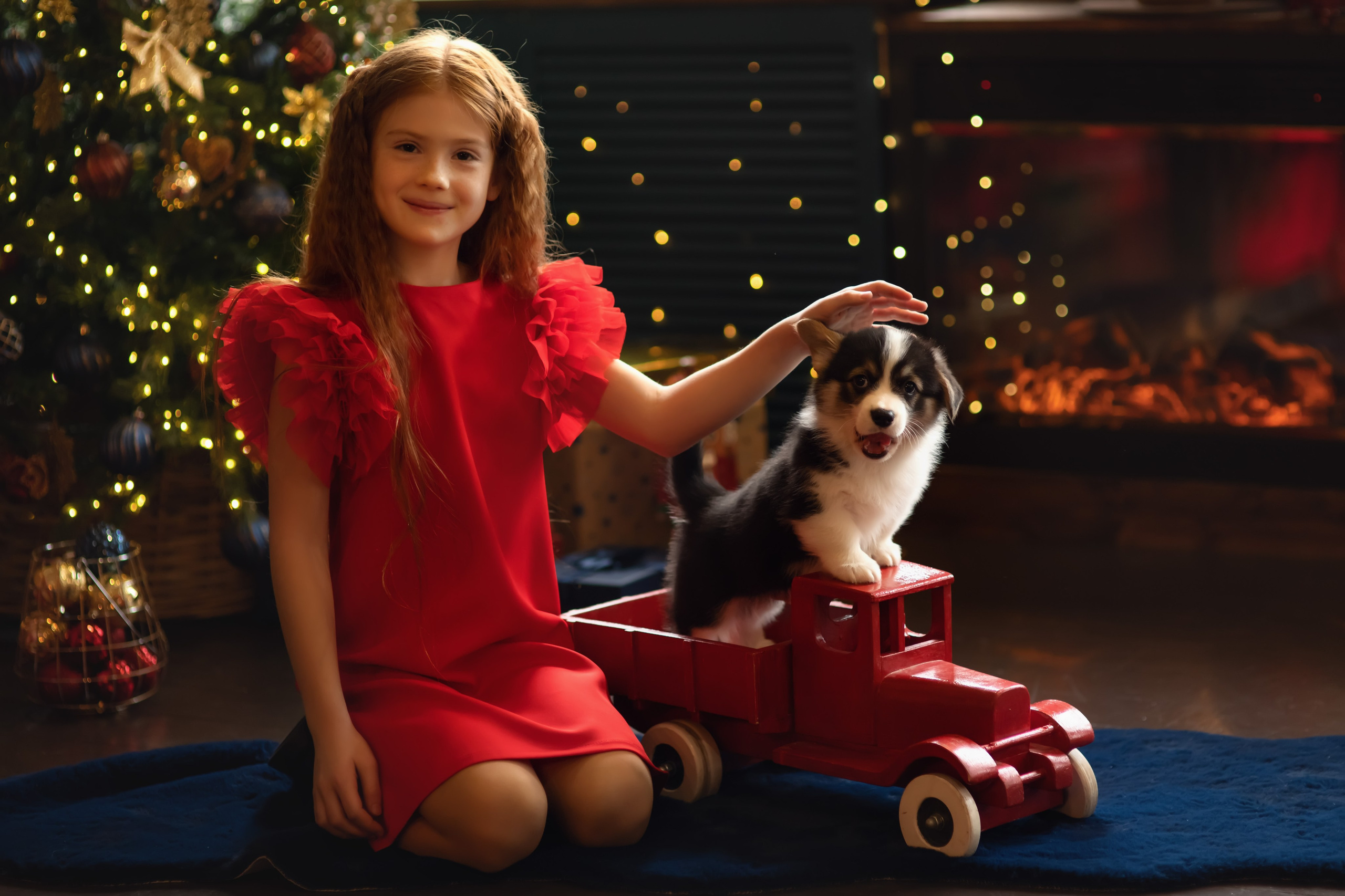 Новогодняя фотосессия Соня. Семейный и женский фотограф в Москве Ирина Романова