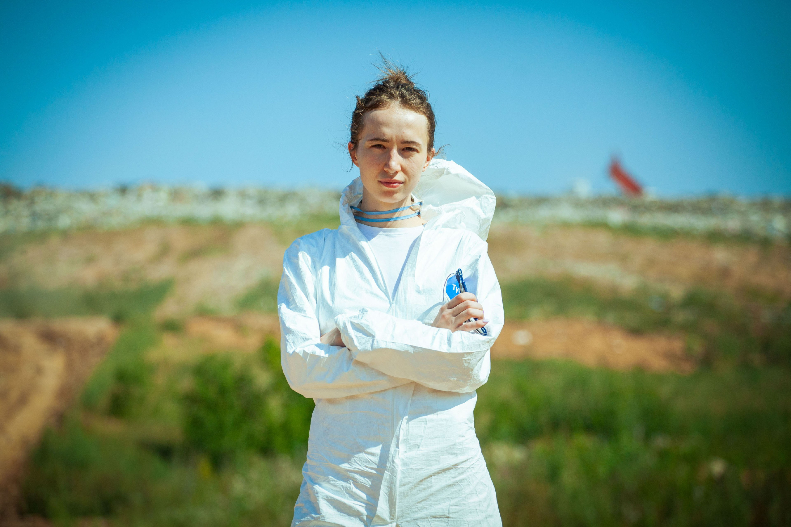 Анализ ижевского полигона ТБО [10-11 августа 2021 г.]. Фотограф Виноградов Константин