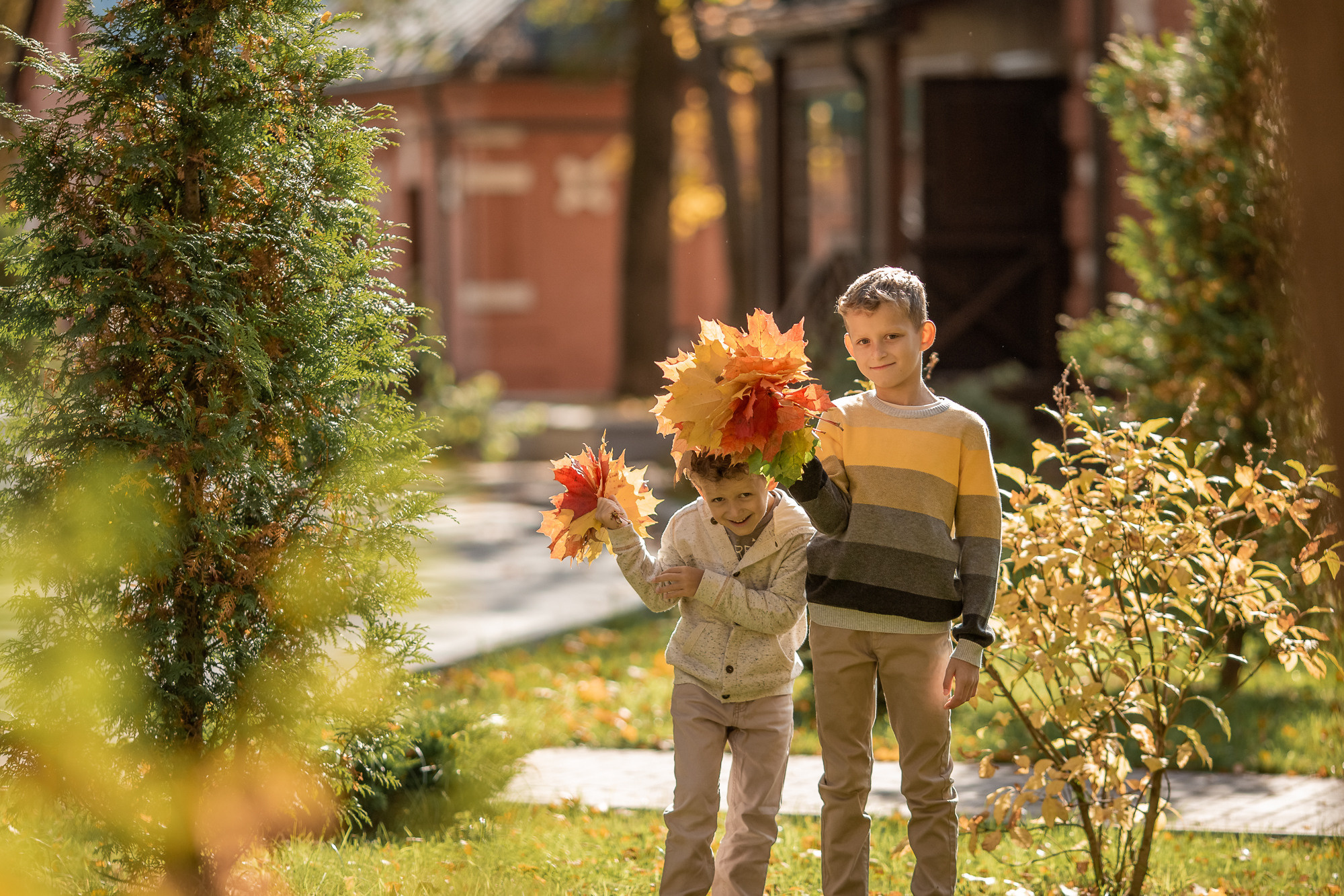Осенние фотосессии. Фотограф на Крещение, Венчание в Москве Ирина Шамина