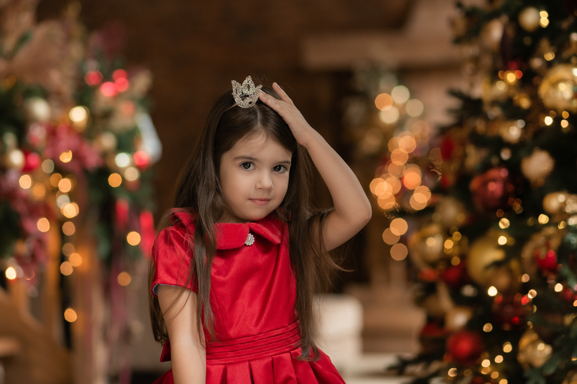 Семейная новогодняя фотосессия в Famous Studios, зал Оскар. Фотограф на Крещение, Венчание в Москве Ирина Шамина