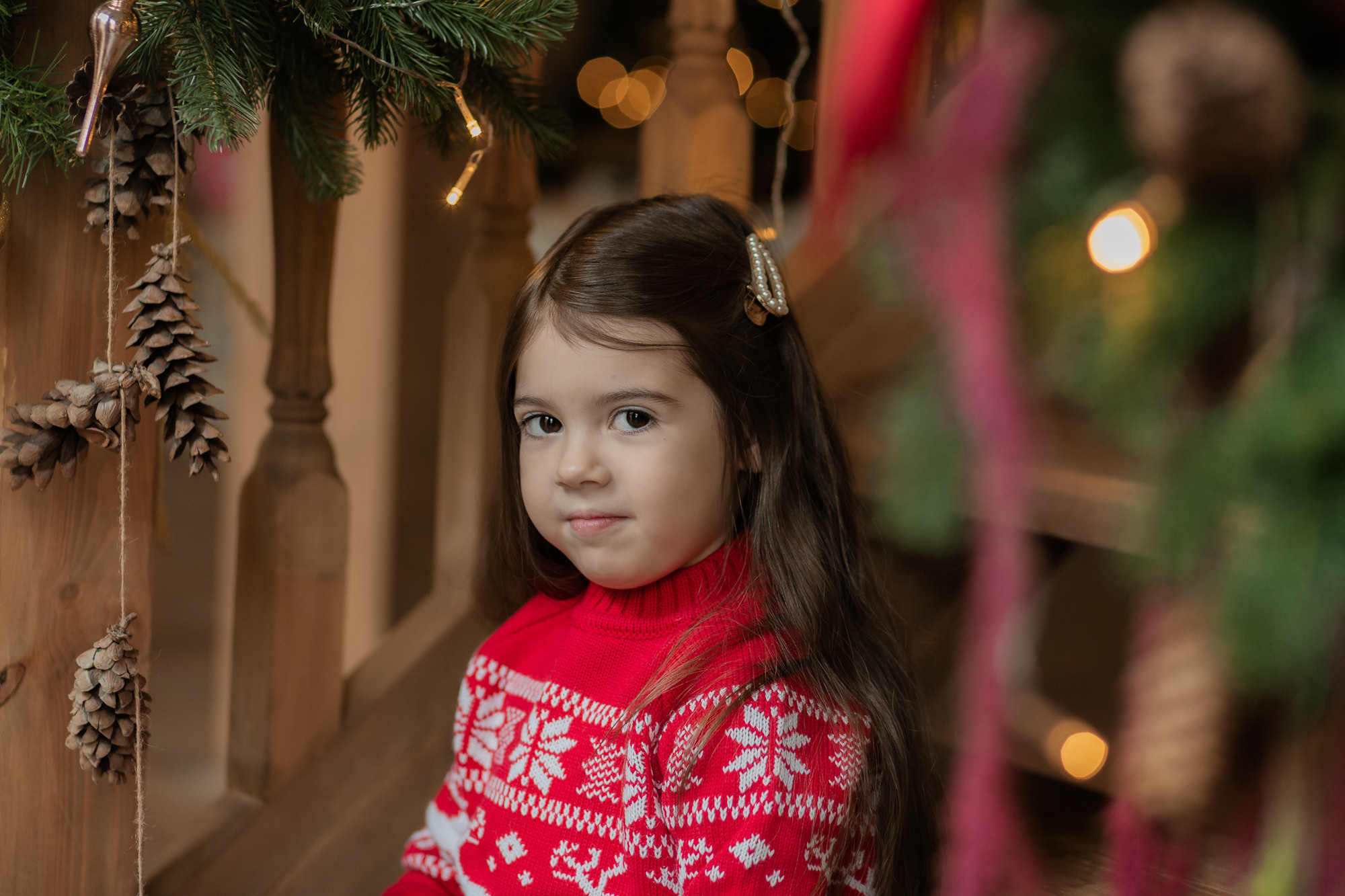 Семейная новогодняя фотосессия в Famous Studios, зал Оскар. Фотограф на Крещение, Венчание в Москве Ирина Шамина