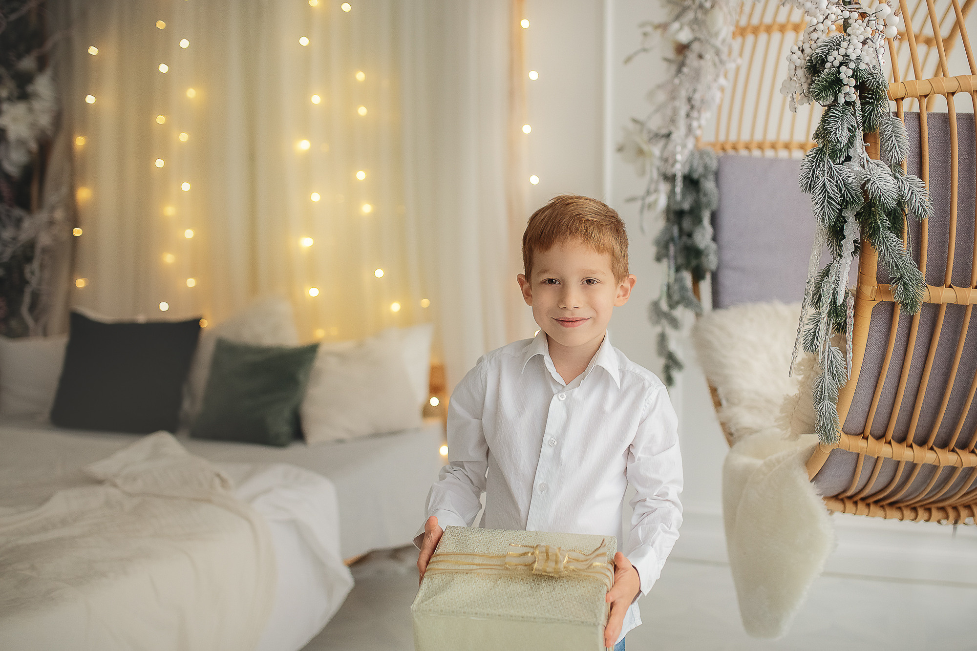 Новогодняя фотосессия. Фотограф на Крещение, Венчание в Москве Ирина Шамина