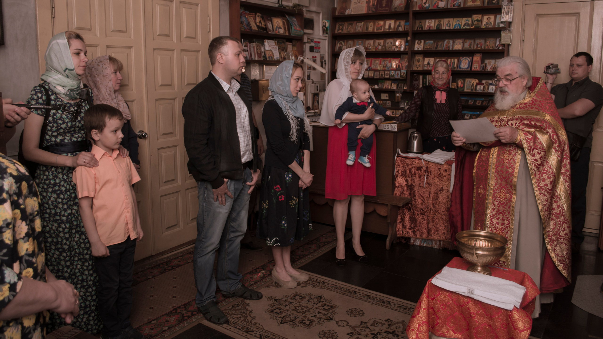 Крещение Никиты в храме Михаила Тверского г. Тверь. Фотограф Евгений Егоров