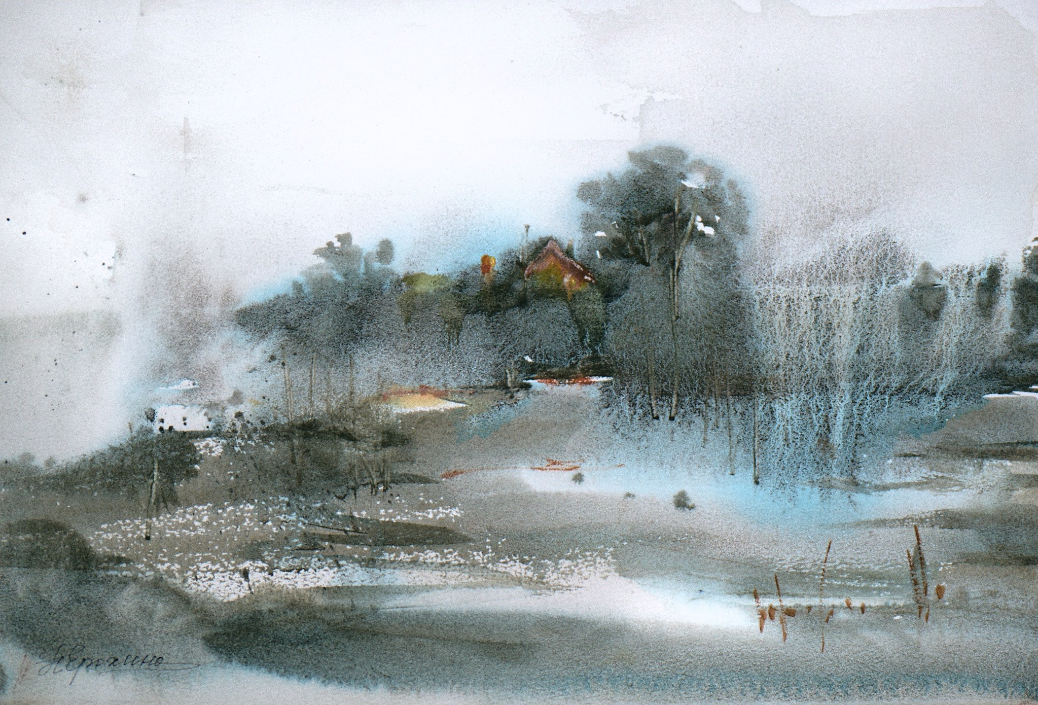 Пейзаж 12 (26×38 мм) 4 000 р. ГАЛЕРЕЯ