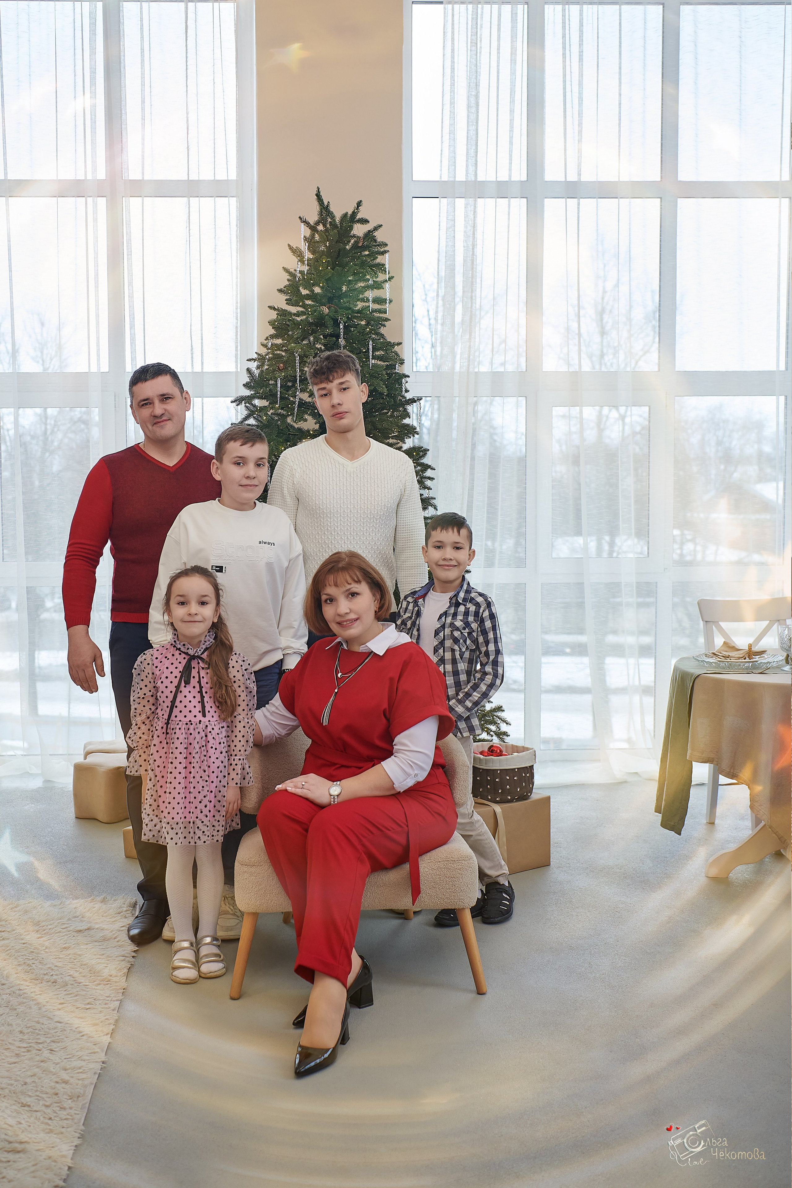 Новогодняя сказка для большой семьи. Ольга Чёкотова (Фотограф Кострома)