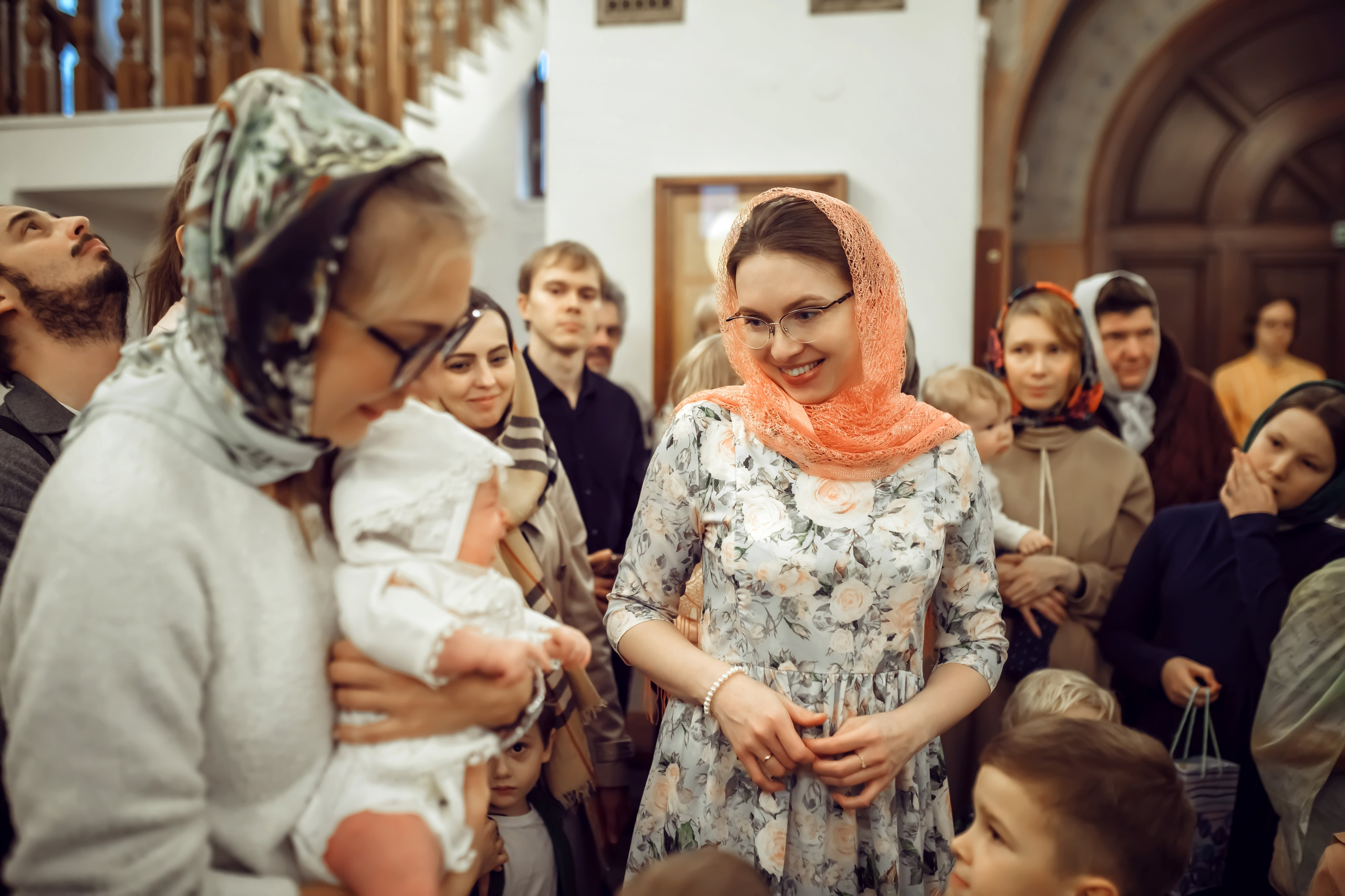 Крещение Анны. Фотограф на Крещение, семейный фотограф в Москве