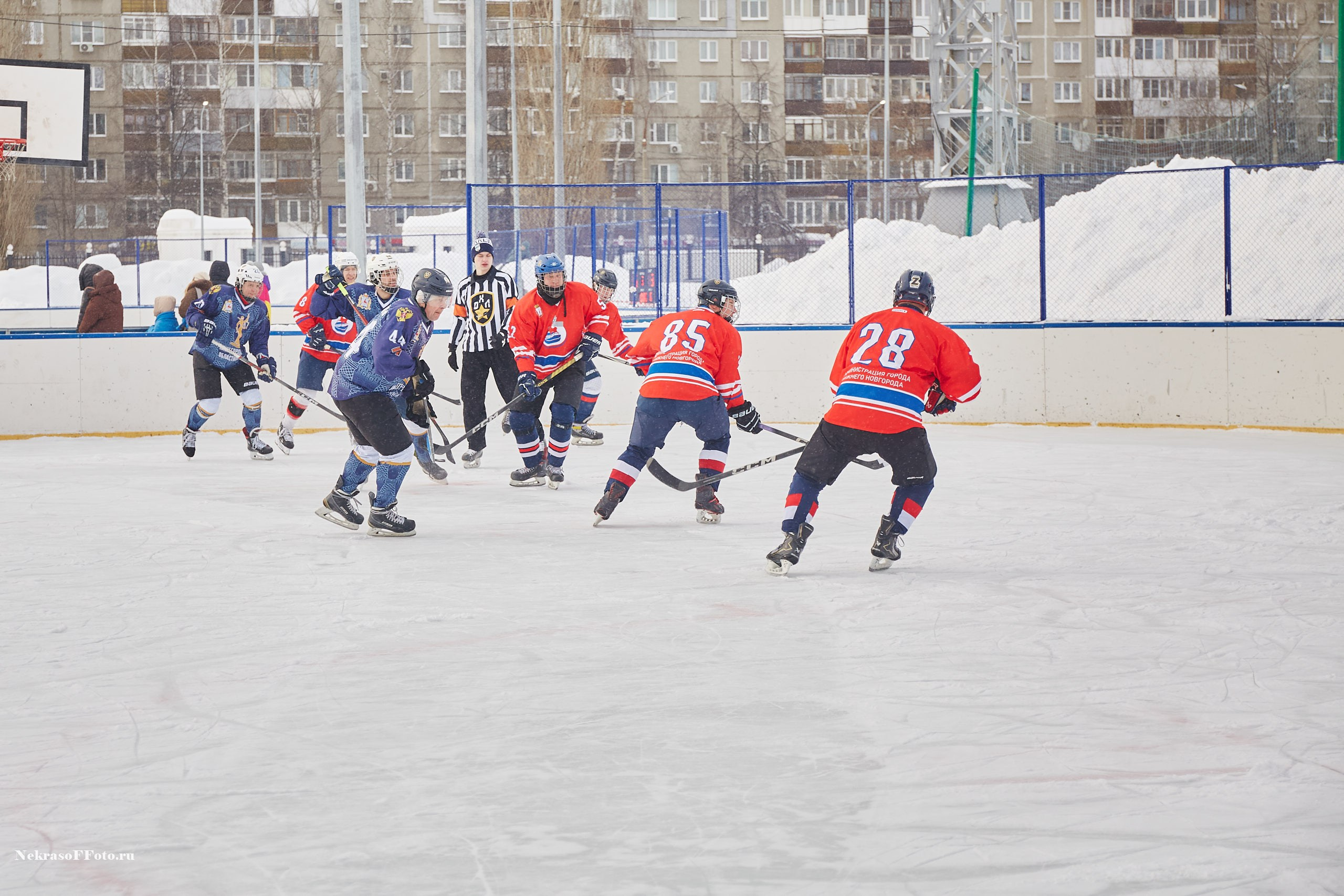 Турнир по хоккею «Русская классика» в рамках Офицерской хоккейной лиги. Спортивный фотограф Некрасов Денис