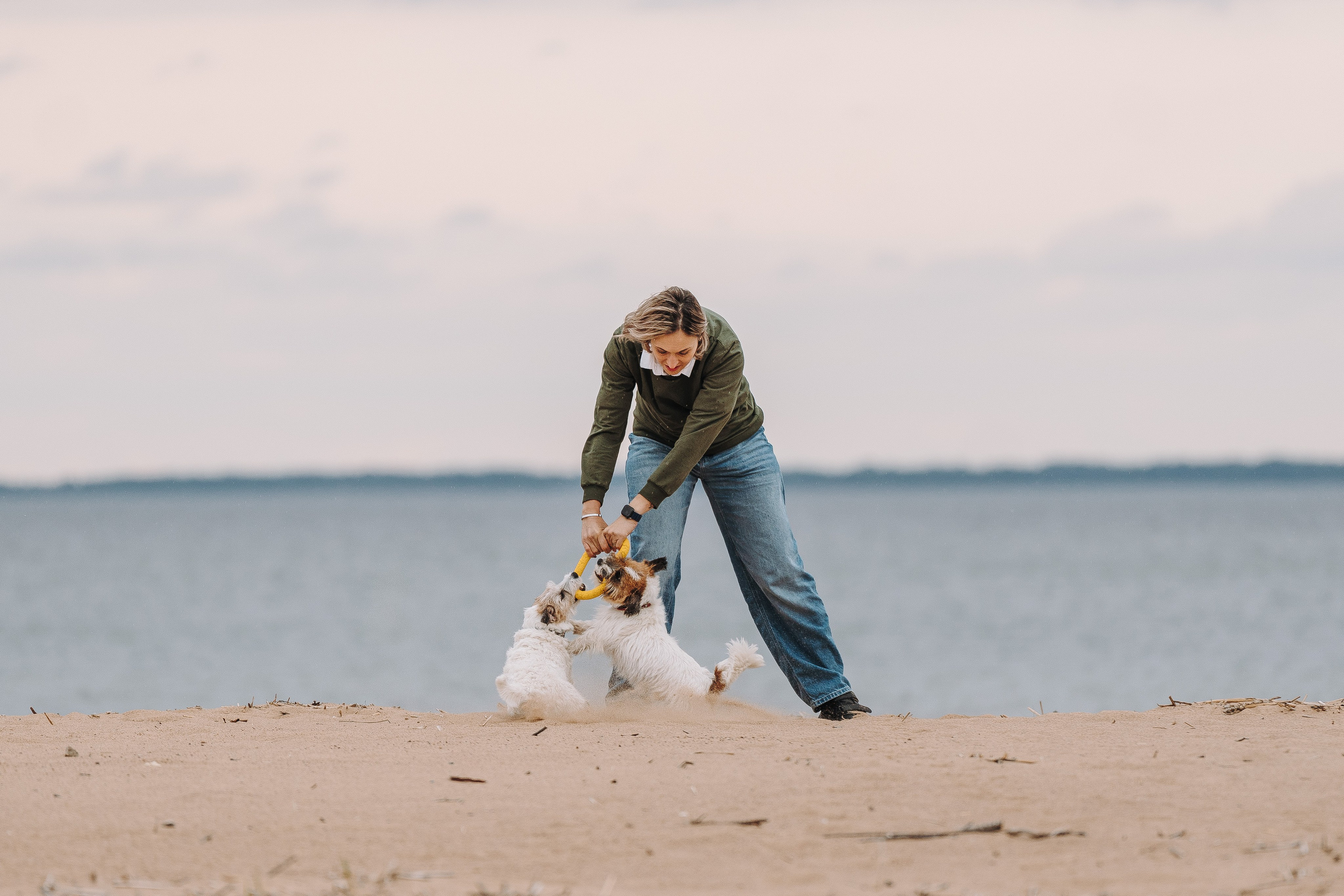Оля, Ларс и Лукас. Фотограф анималист в Спб недорого Олеся Майорова