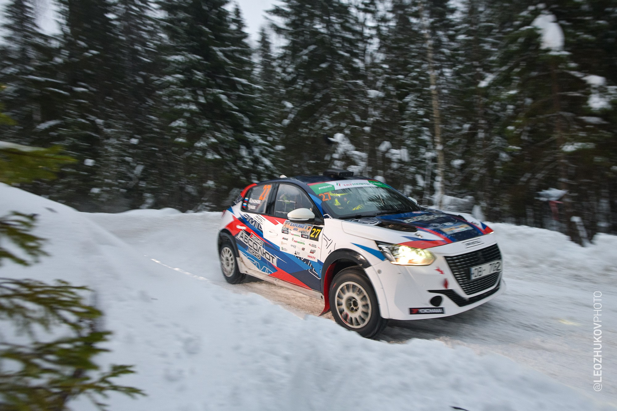 Rally Karelia 2026. Sports photographer Leonid Zhukov