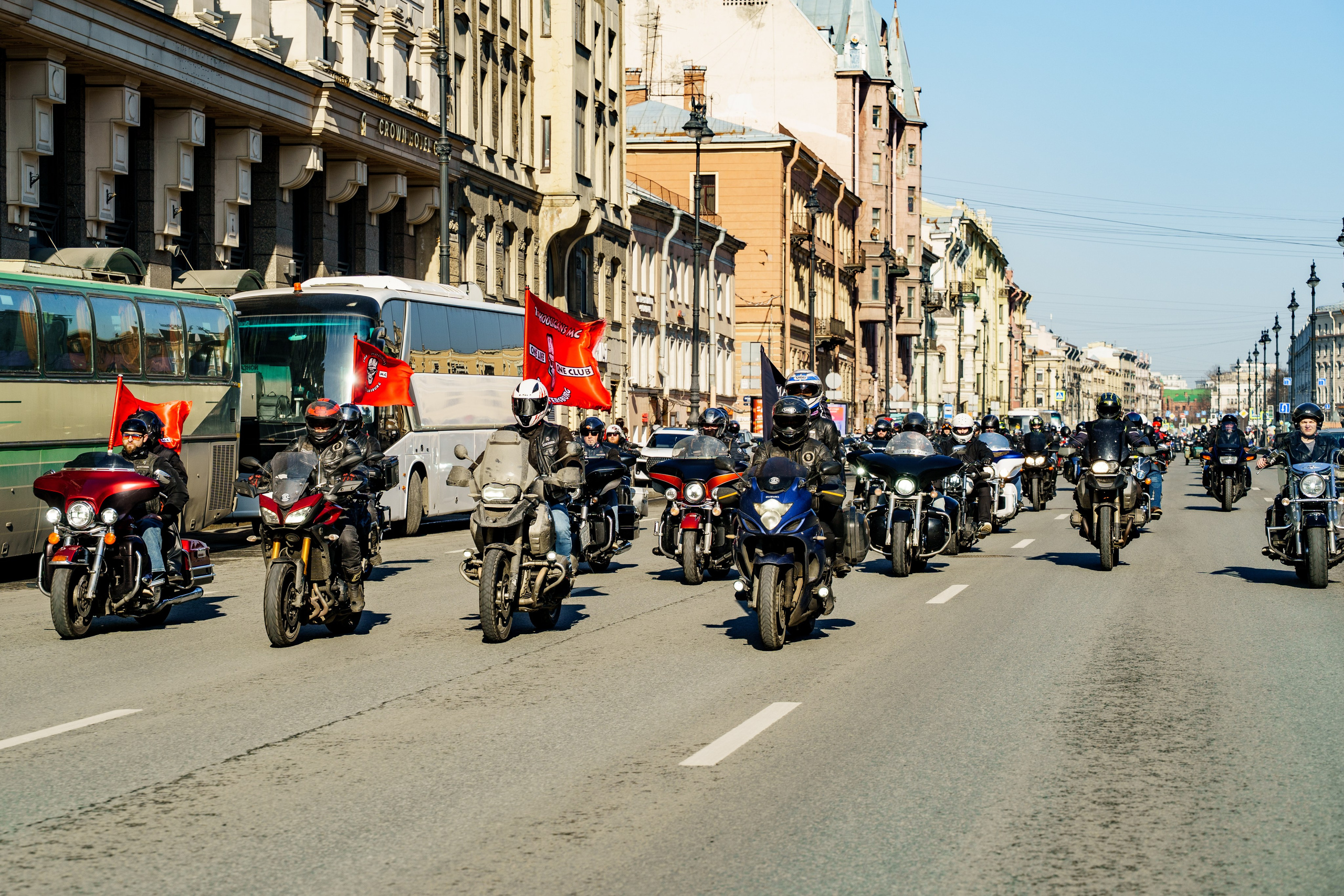 Прохват мотоклуба Norman Riders ч.1. Концертный и репортажный фотограф в Санкт-Петербурге Слава Пахомов