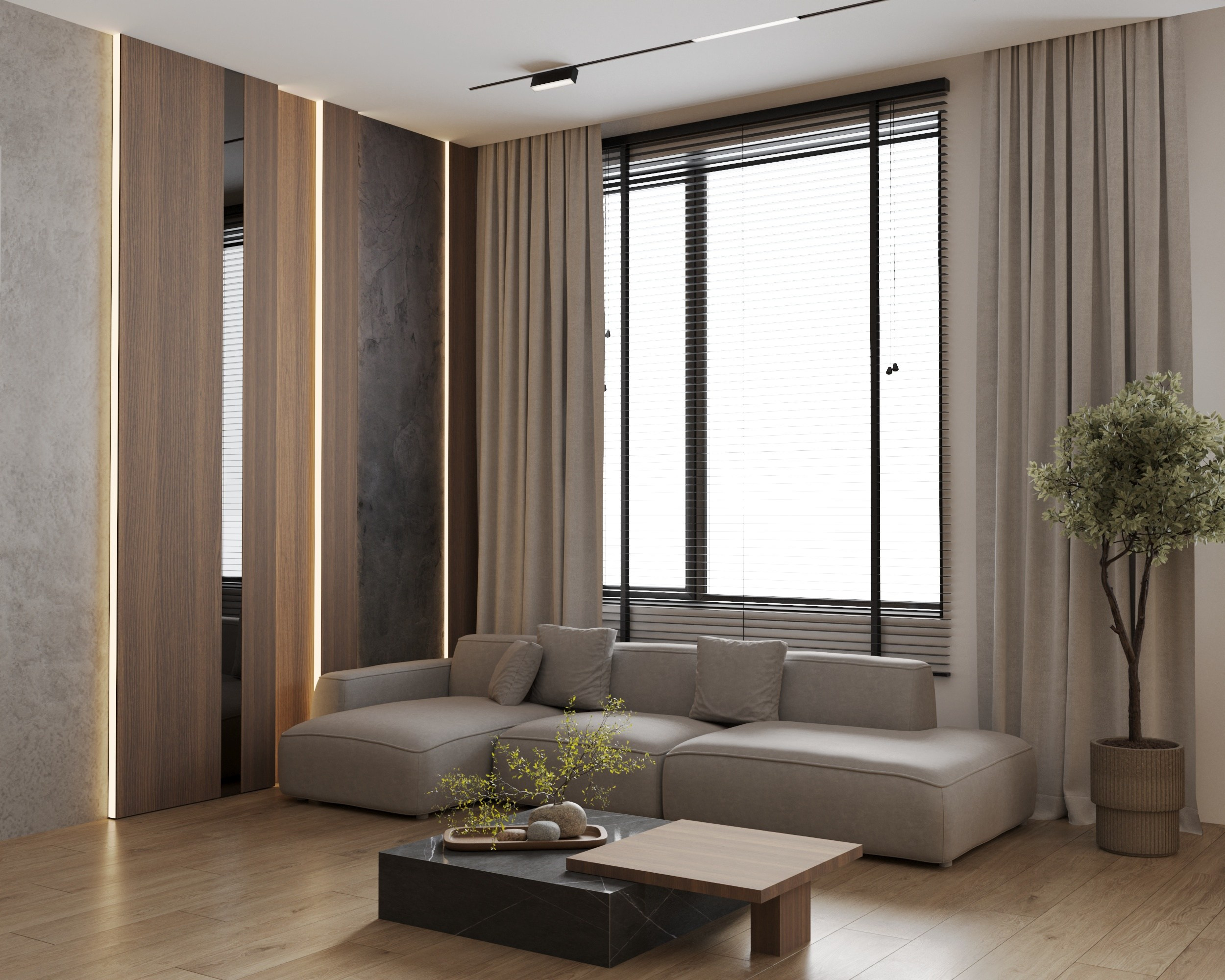 Квартира 63 кв. м. в г. Москва. Дизайнер интерьера в Краснодаре. Татьяна Горнова