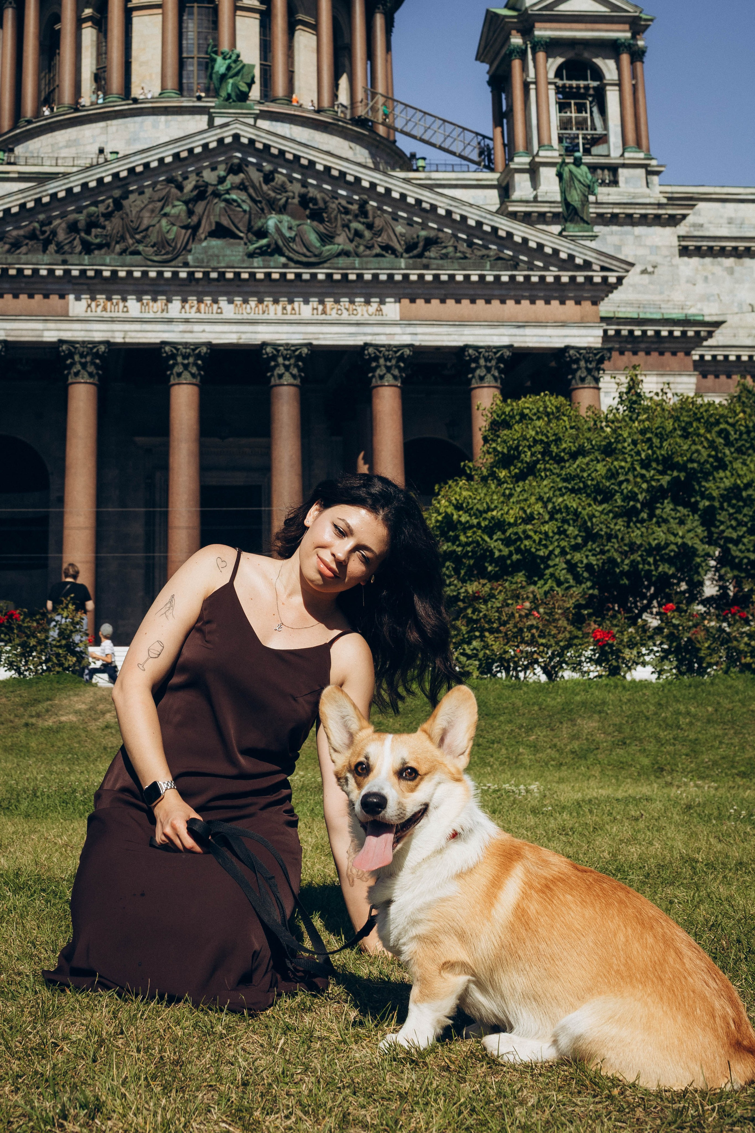 Фотосессия с собакой. Фотограф в Санкт-Петербурге Полина