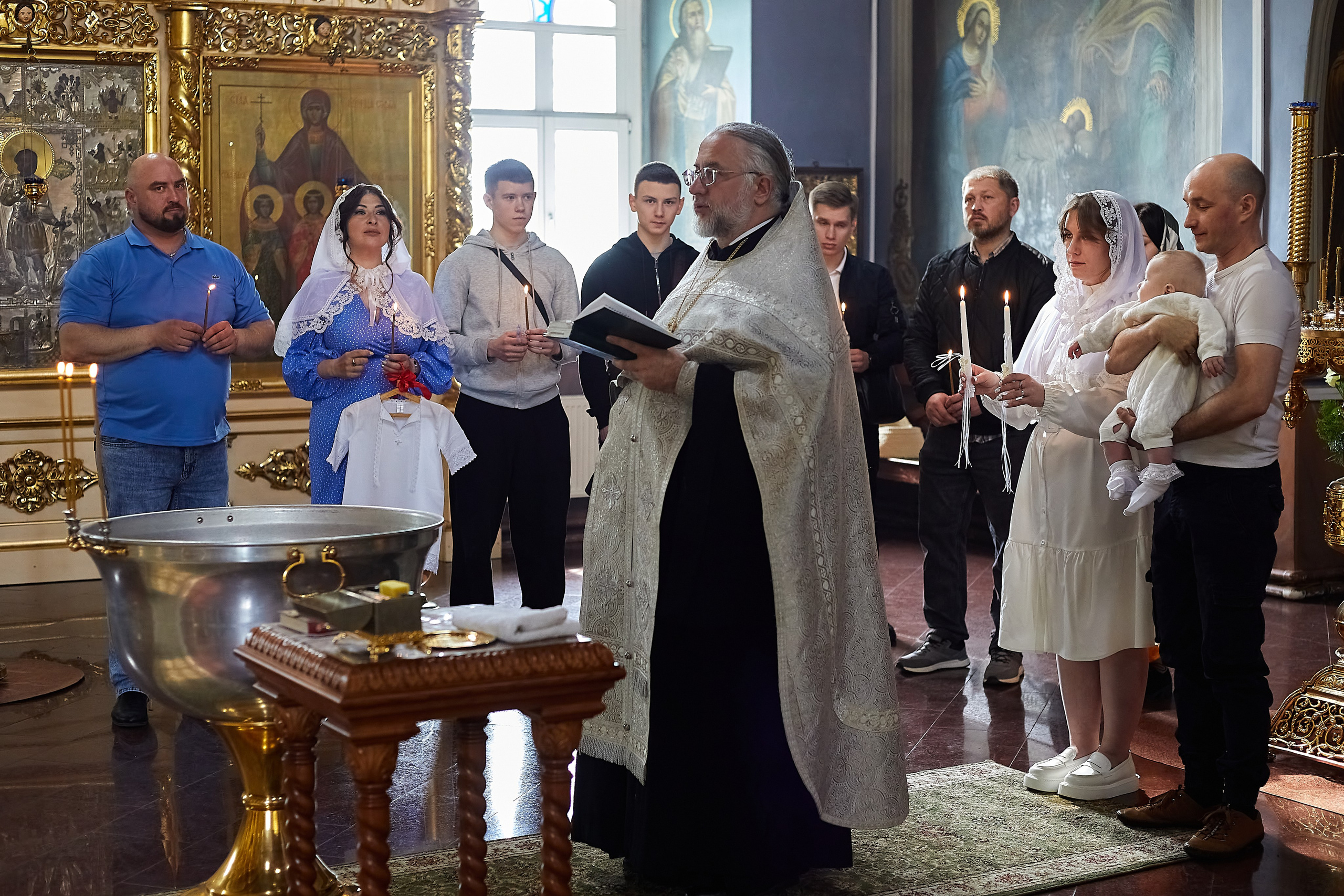 Крещение Ярослава. Семейный и детский фотограф в Ярославле Юлия Галашина