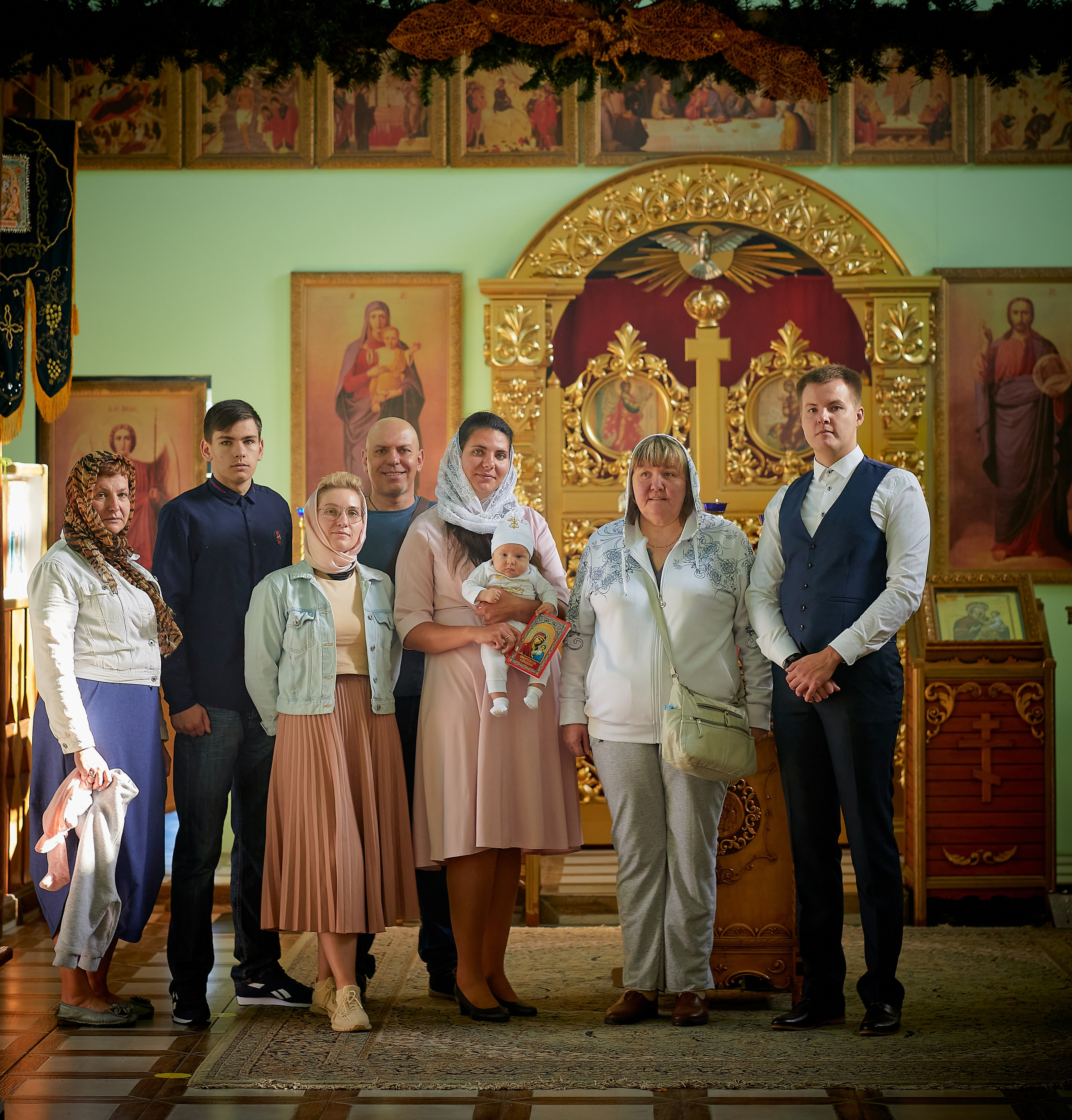 Крещение Сонечки. Семейный и детский фотограф в Ярославле Юлия Галашина
