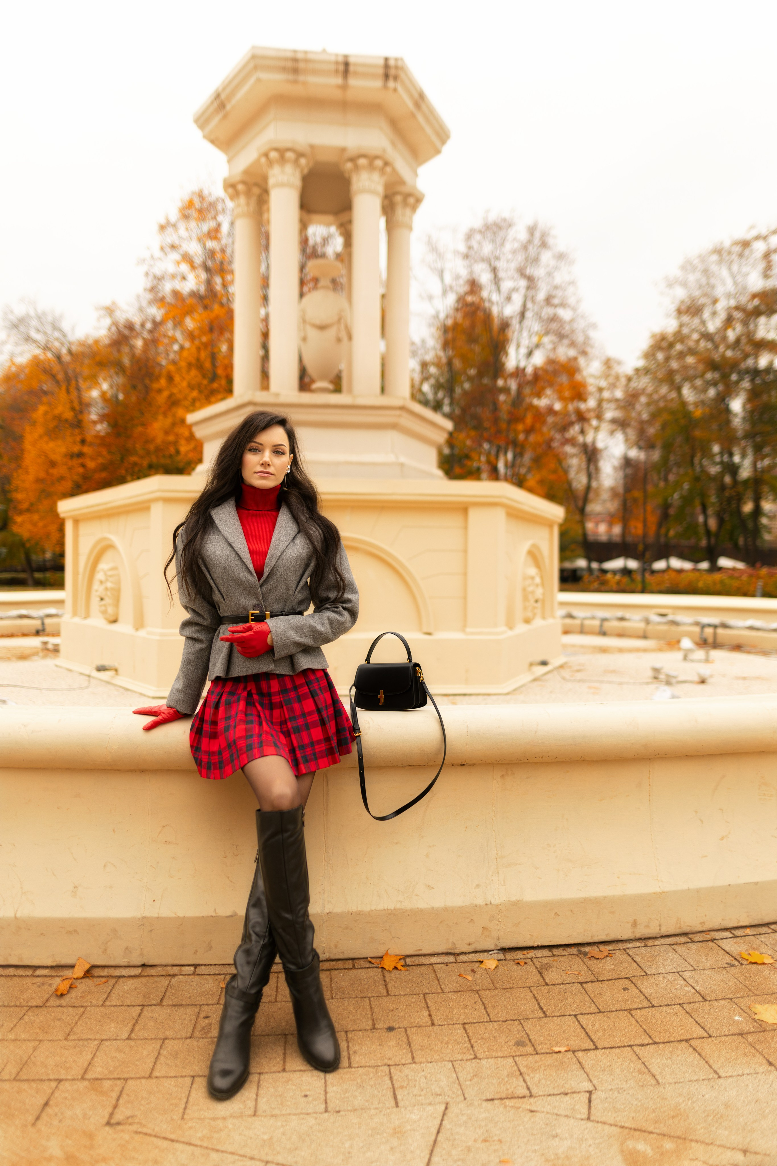 Фотосет с Екатериной в парке на осеннюю тему для «себя»