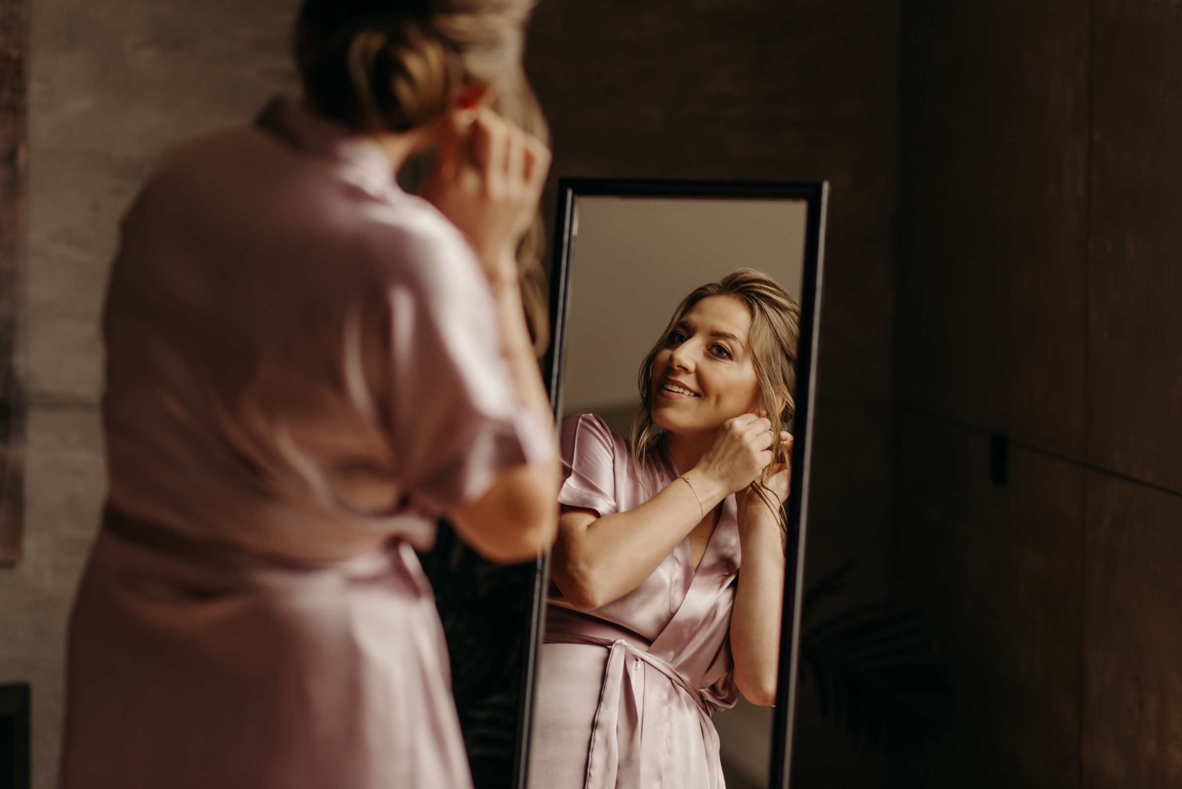 фотограф на свадьбу, утро невесты в фотостудии