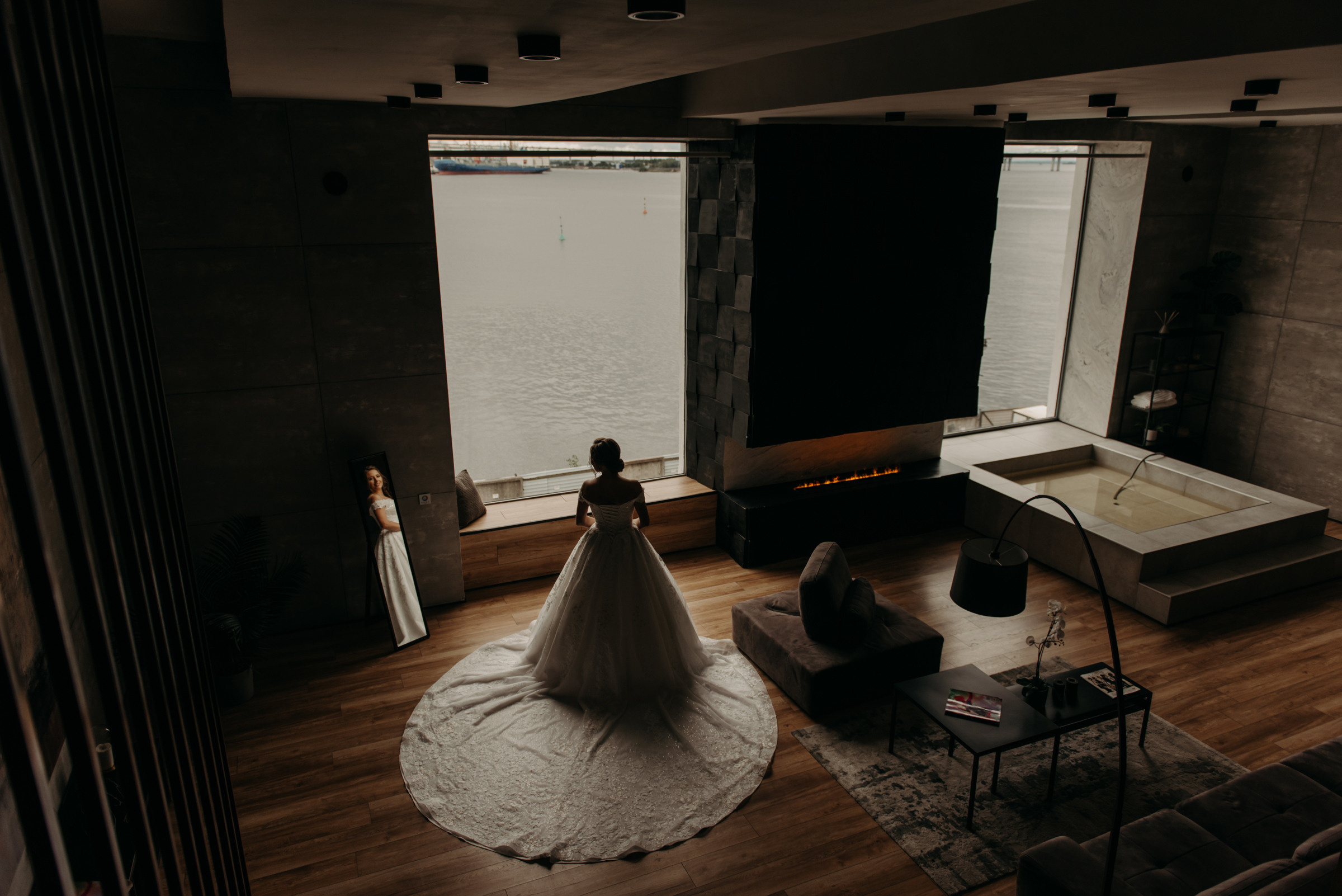 фотограф на свадьбу, утро невесты в фотостудии