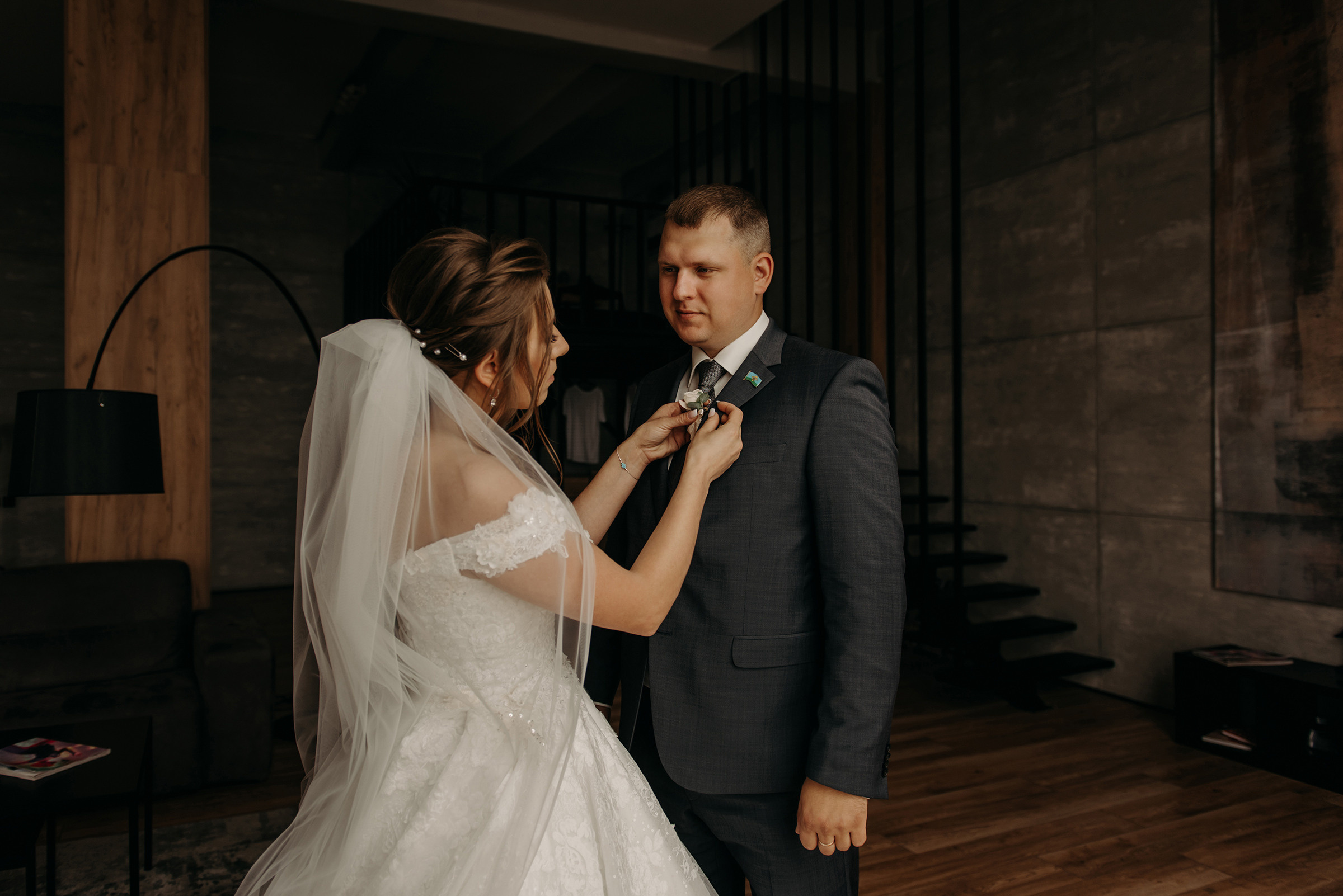 фотограф на свадьбу, утро невесты в фотостудии