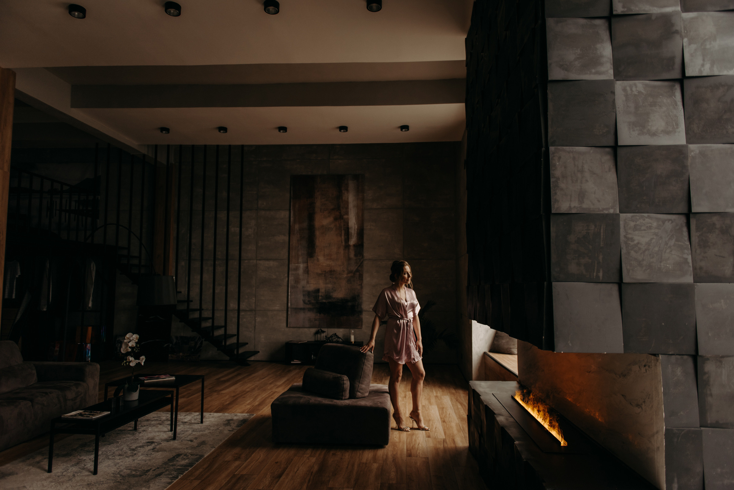 фотограф на свадьбу, утро невесты в фотостудии