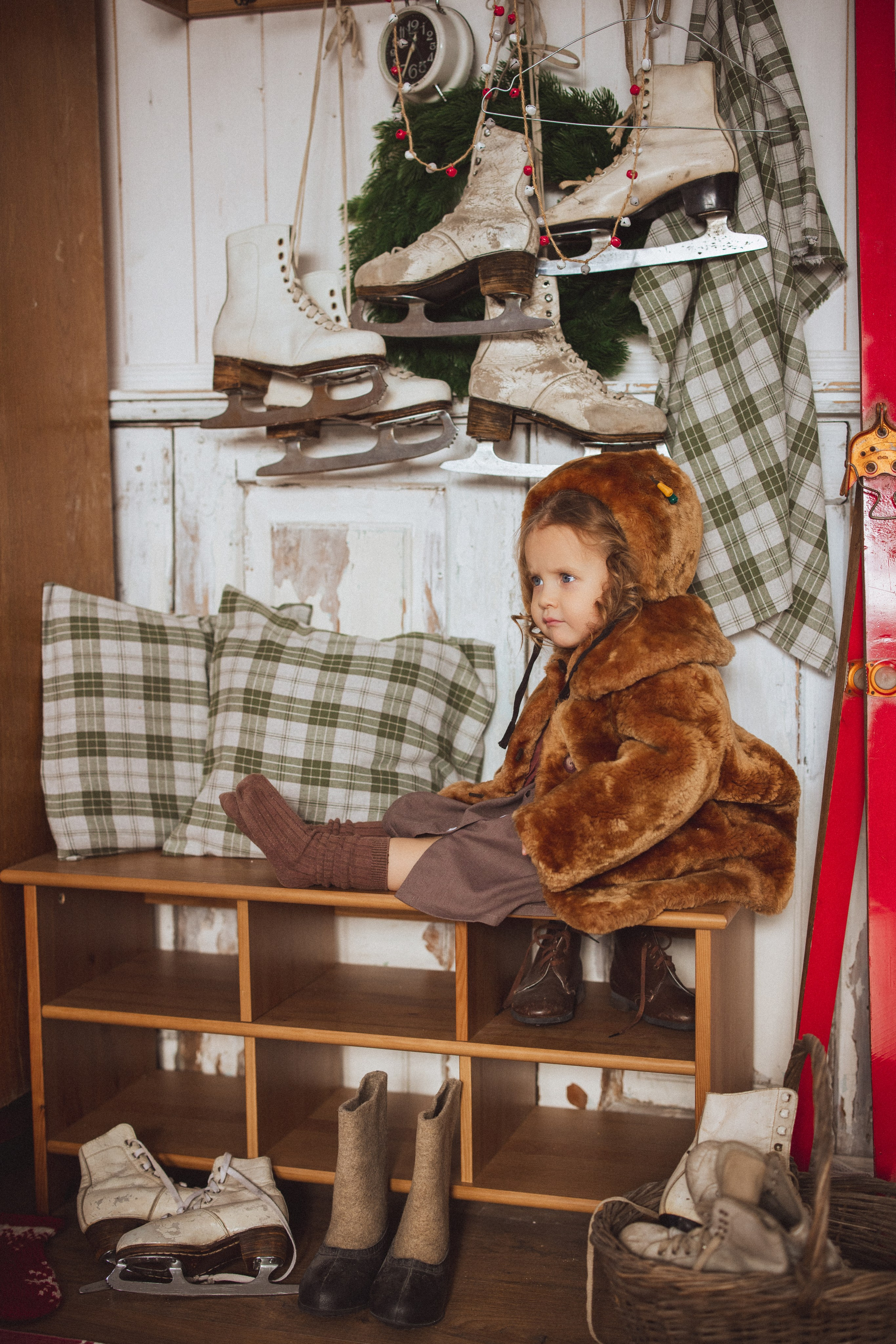 Новогодняя фотосессия в стиле Винтаж. Семейный и детский фотограф в Краснодаре Анна Трашкова