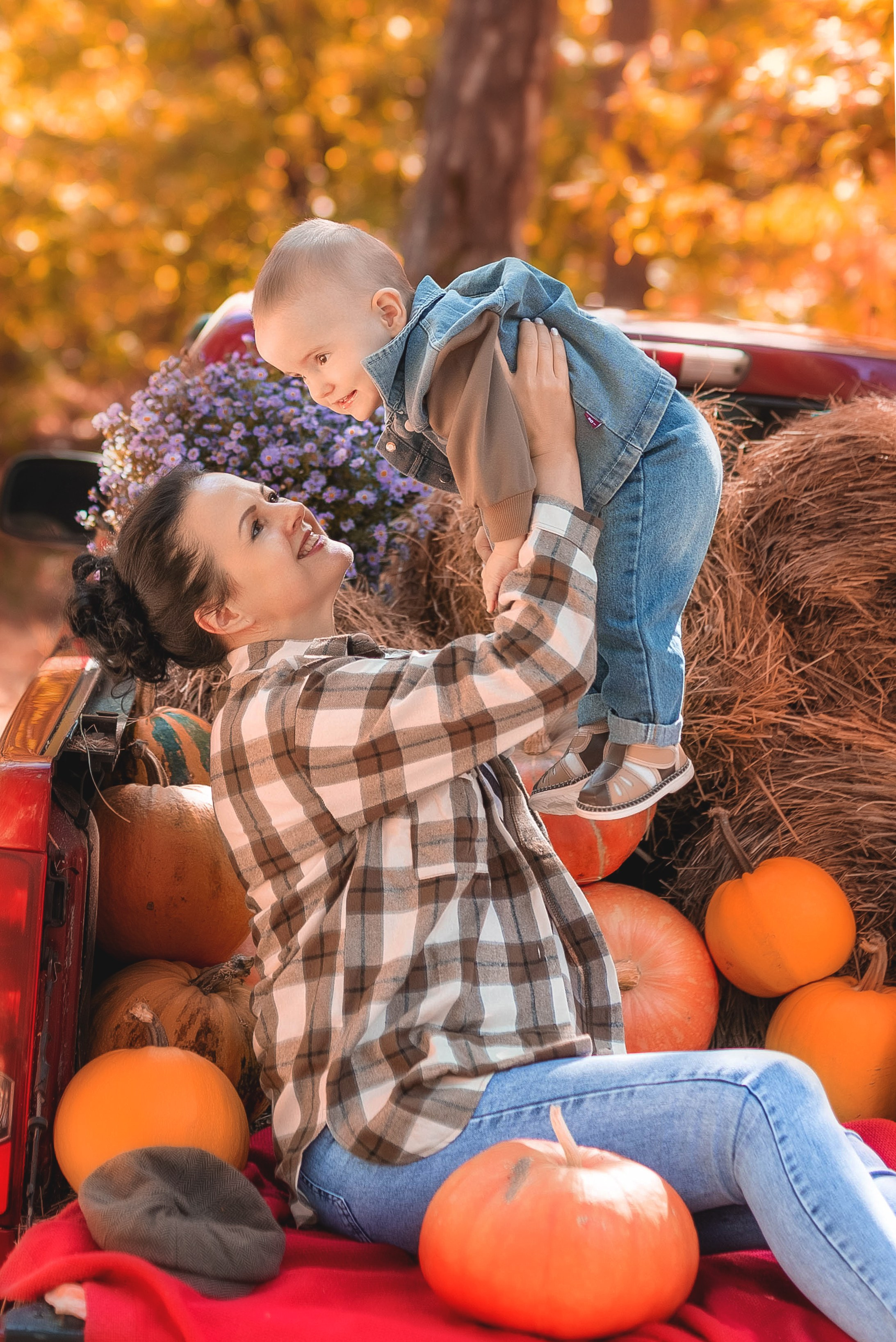 Осеняя фотосессия. Семейный, детский фотограф в Воронеже Анна Никитина