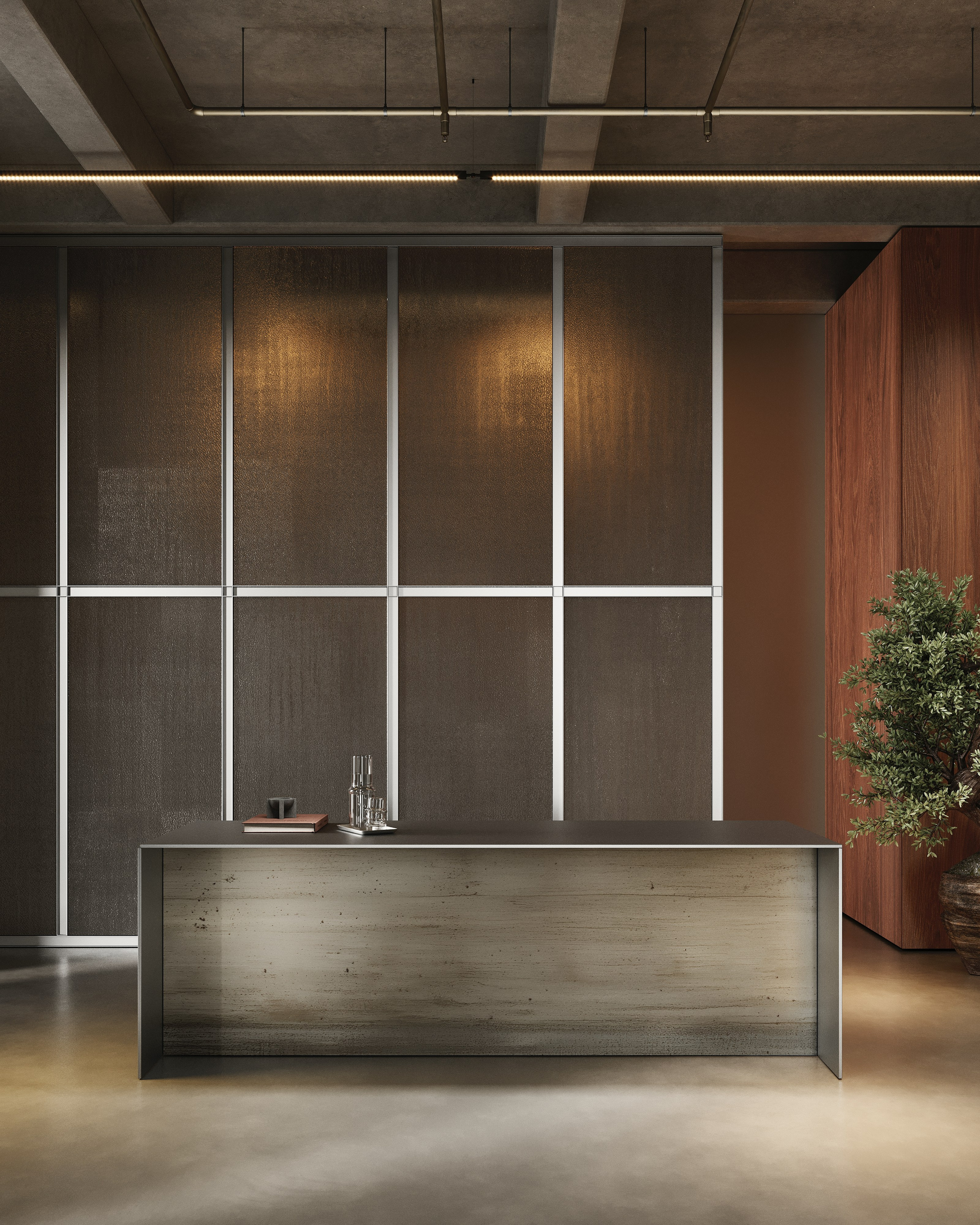 Reception area. Середа Юлия | Визуализация