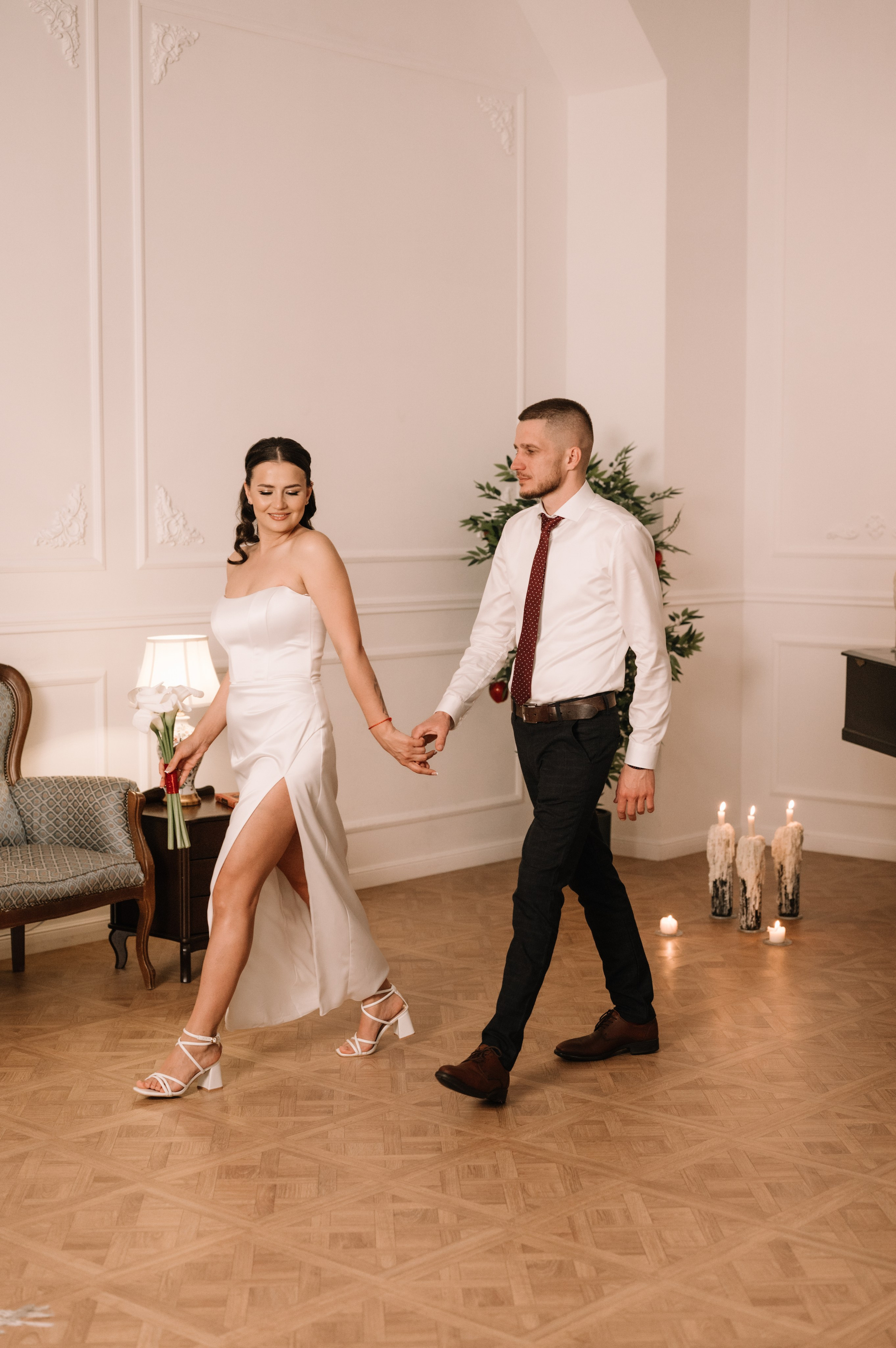 Свадебная фотосессия в студии. Свадебный и семейный фотограф в Краснодаре Алина Мельник