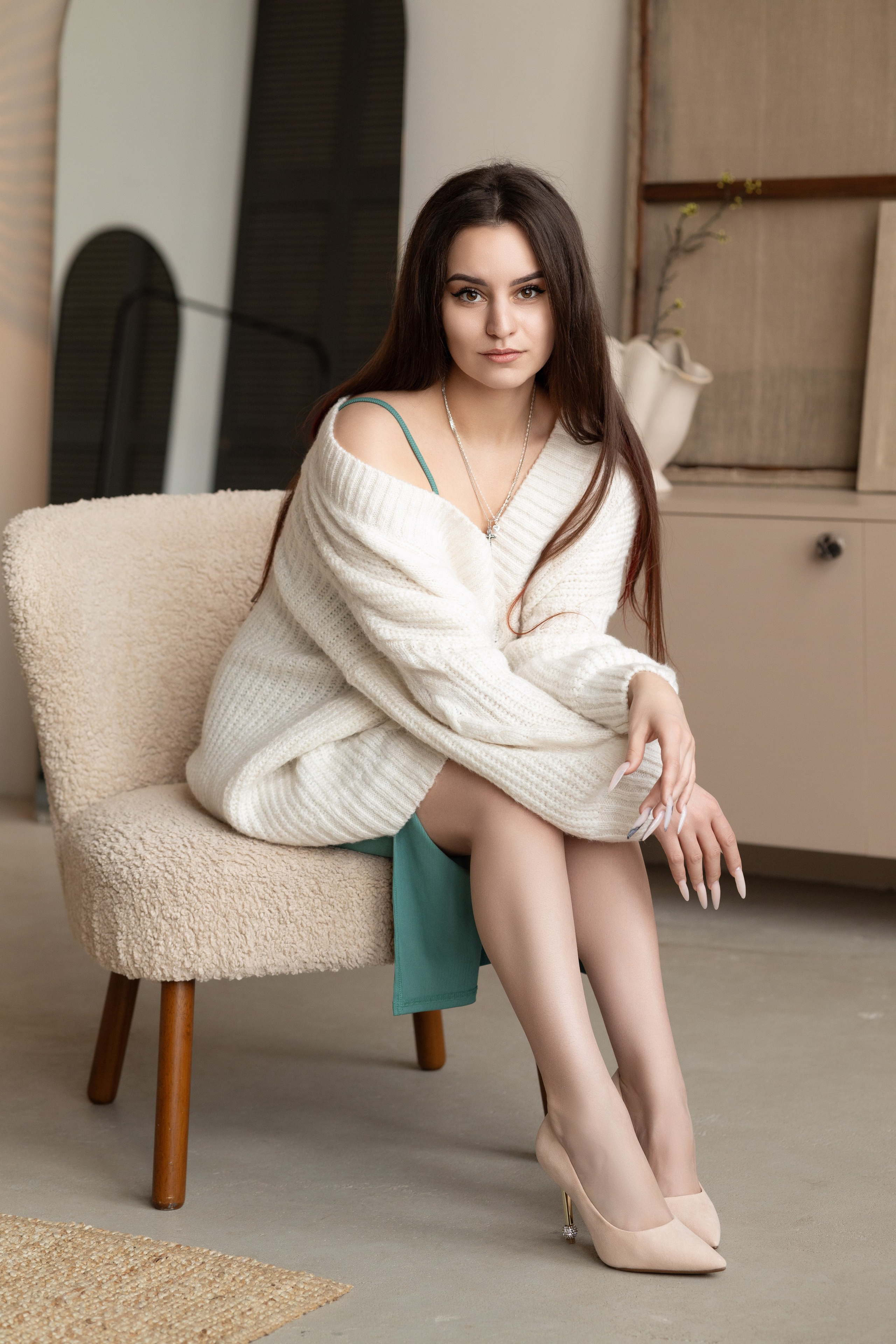 Женский портрет в студии. Фотограф Минск