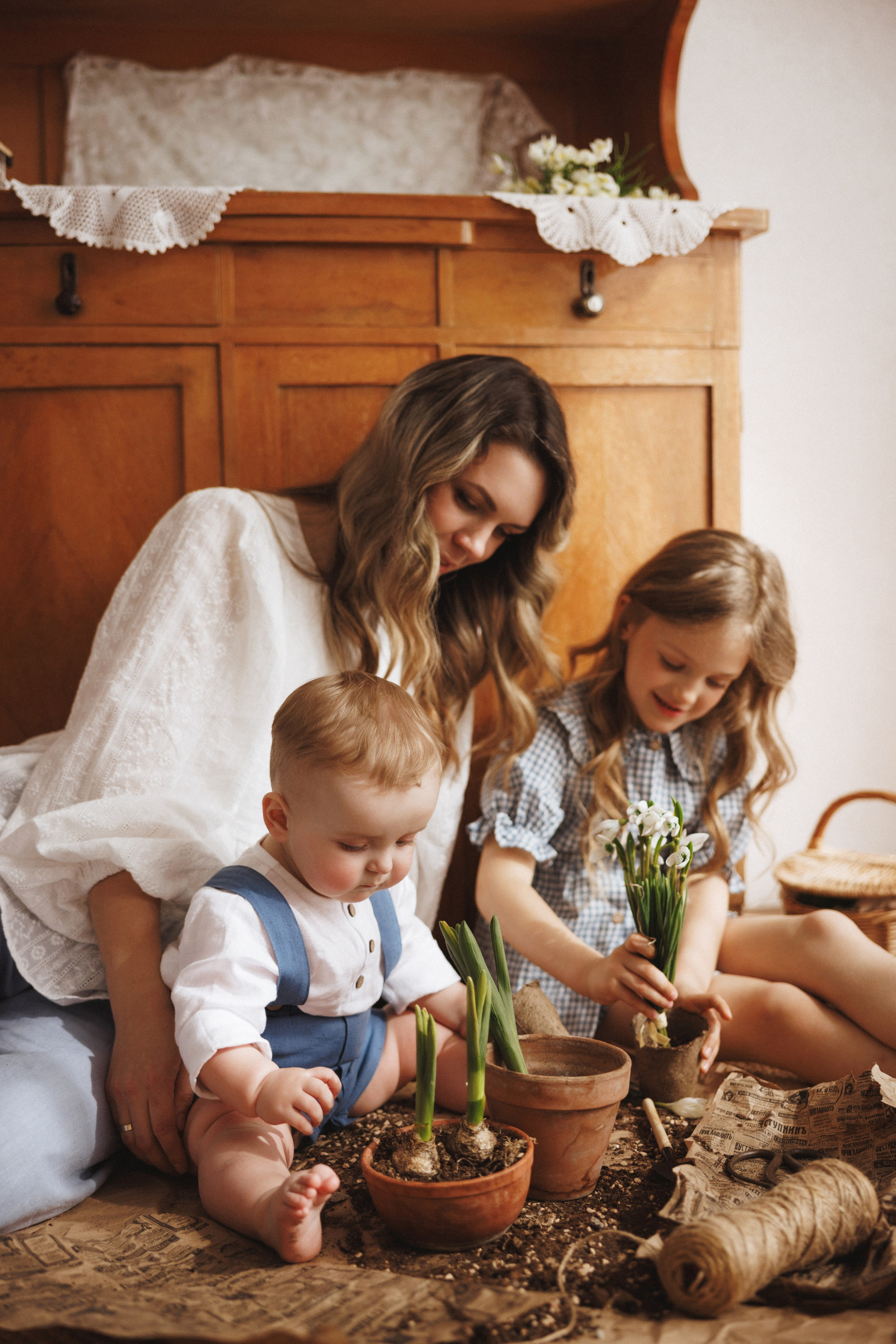 Фотосессия в стиле «Садовник», фотостудия «Mestone», город Краснодар. Семейный и детский фотограф в Краснодаре Анна Трашкова