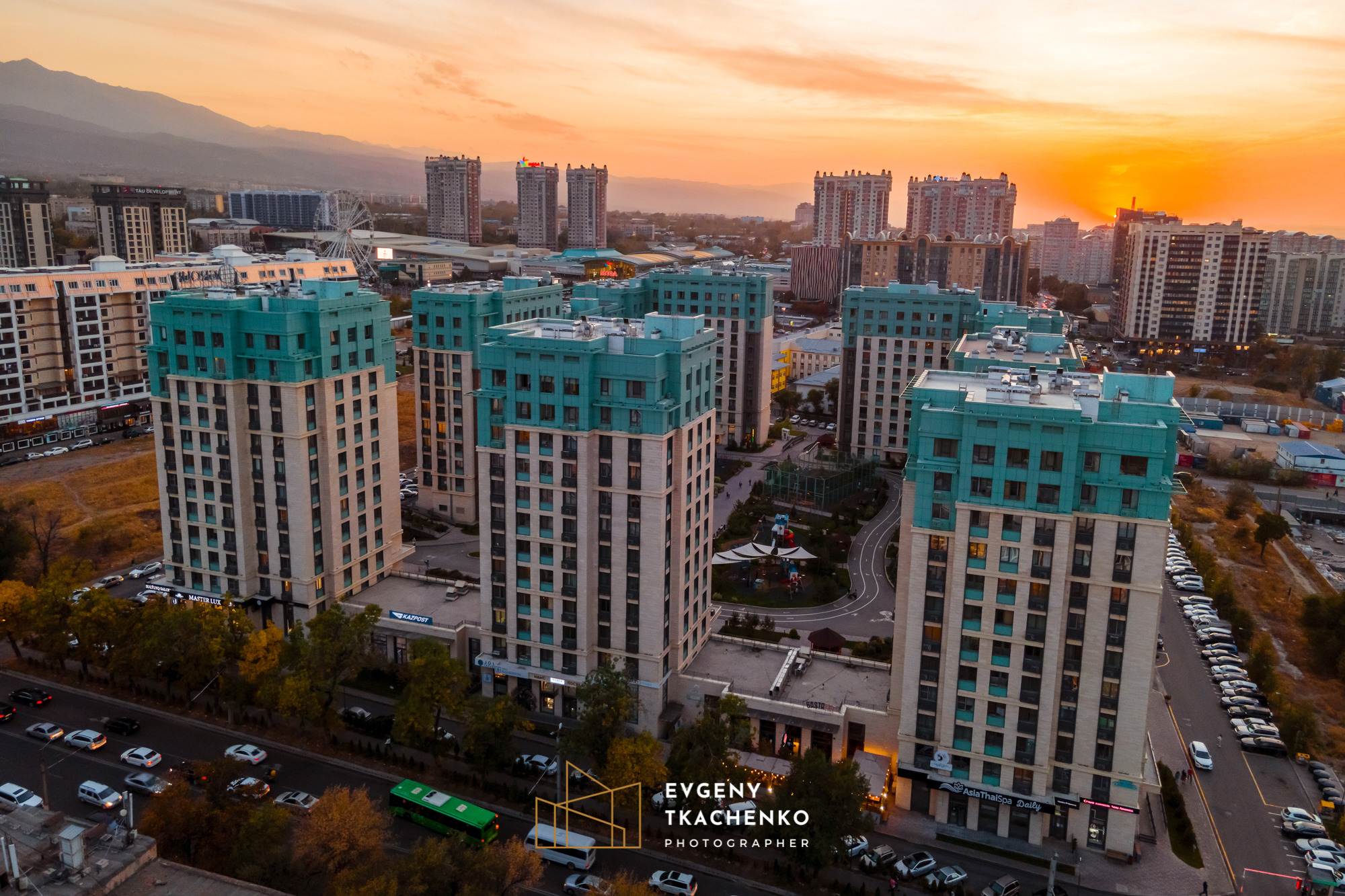 ЖК «Gagarin Park» от BI Group (г. Алматы). Архитектурный и интерьерный фотограф в Казахстане