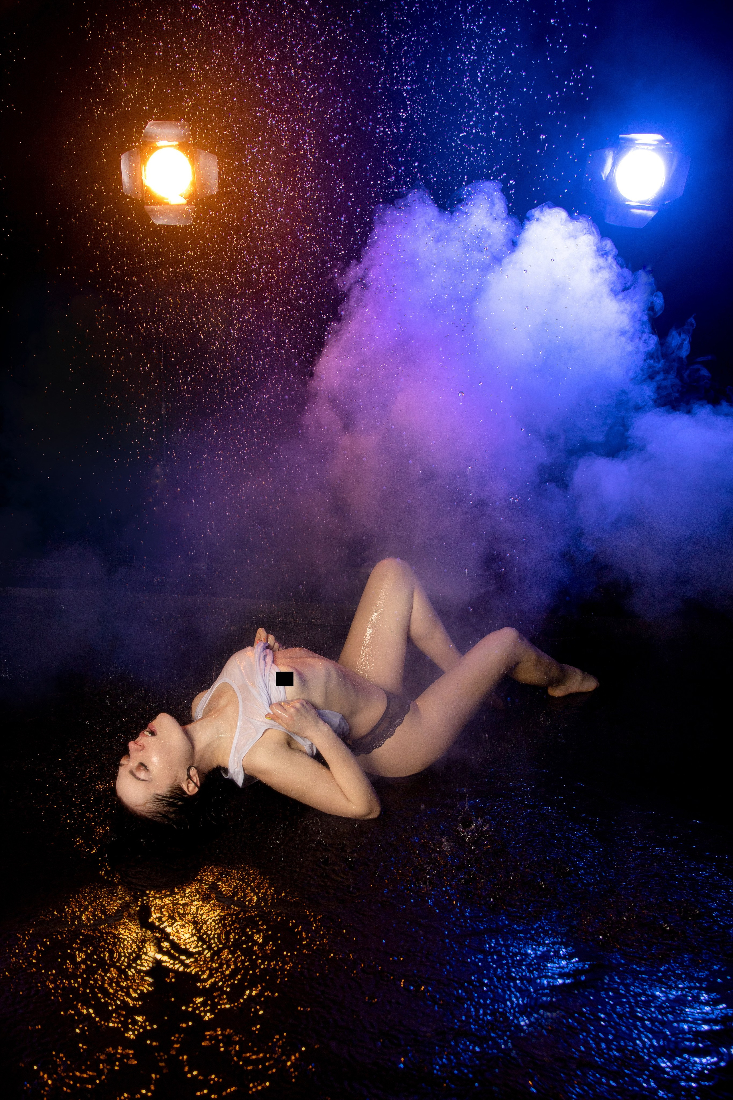 Аква фотосессия женщин в Москве