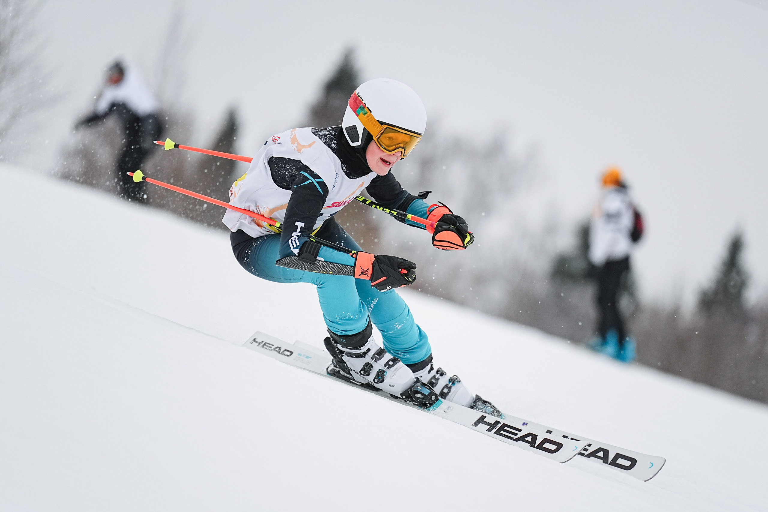 Горные лыжи. Первенство Центрального Федерального Округа. GS U14 Шуколово. Фотограф Студитский Евгений