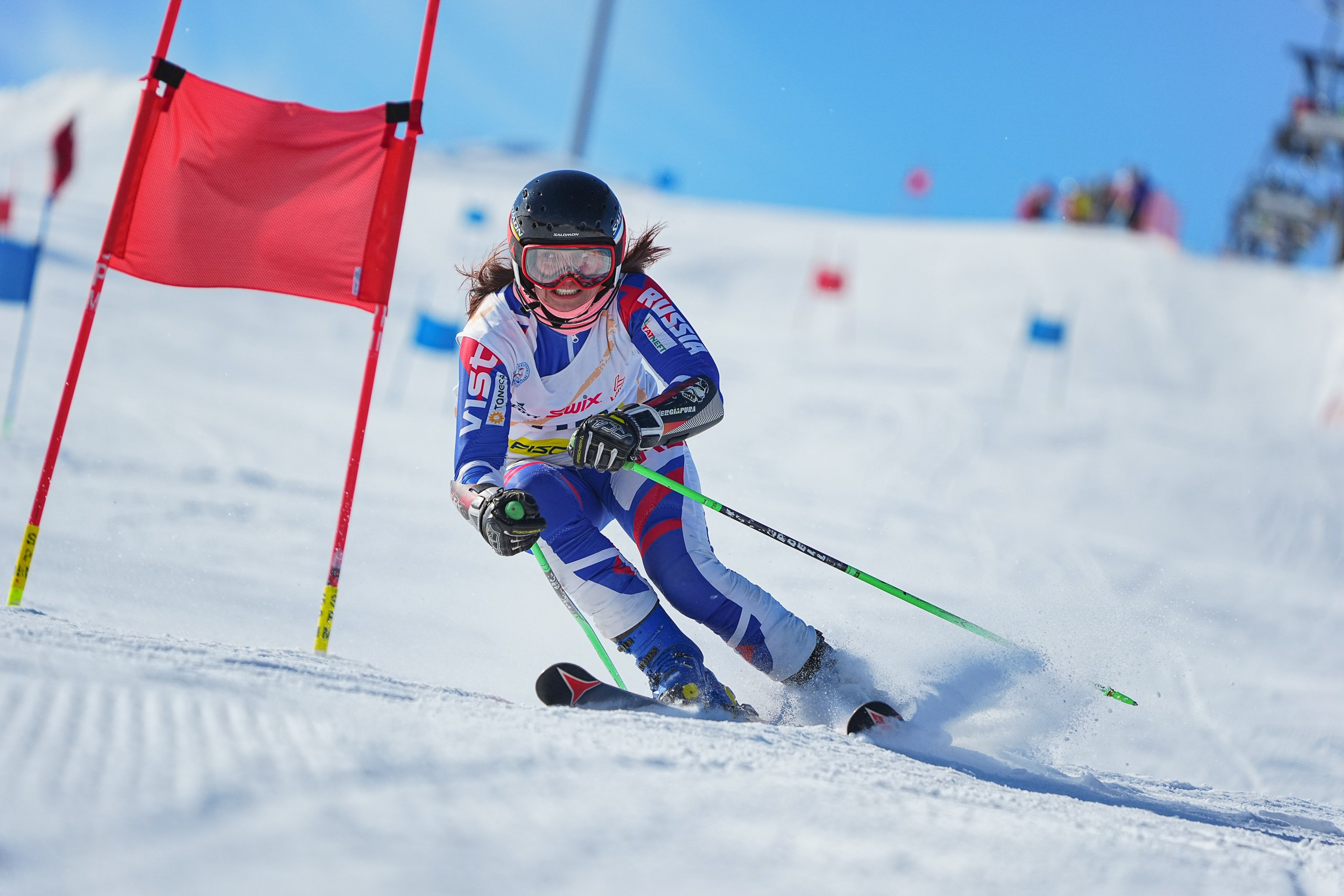 Соревнования «Приз горнолыжного клуба Леонида Тягачева», GS, 2024. Фотограф Студитский Евгений