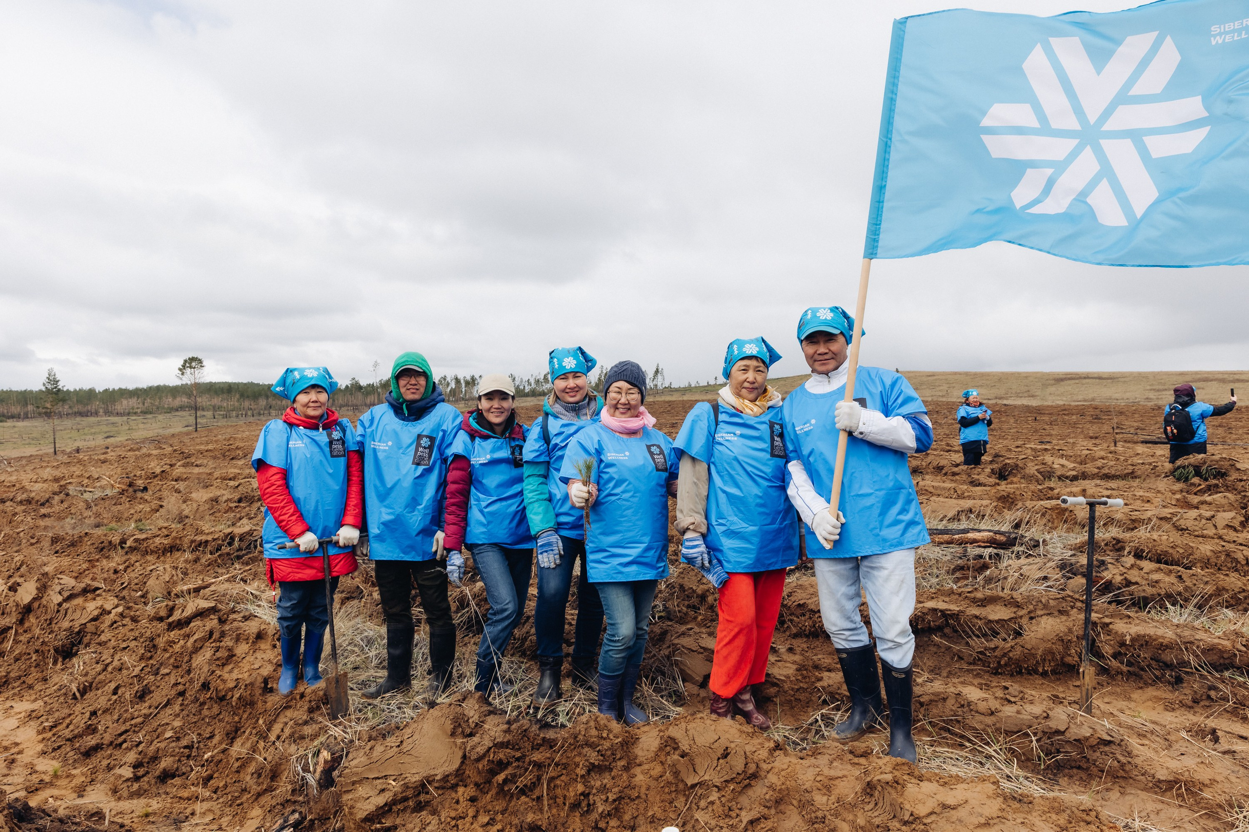 Siberian wellness. Ежегодная акция по посадке деревьев. Свадебный и семейный фотограф в Улан-Удэ