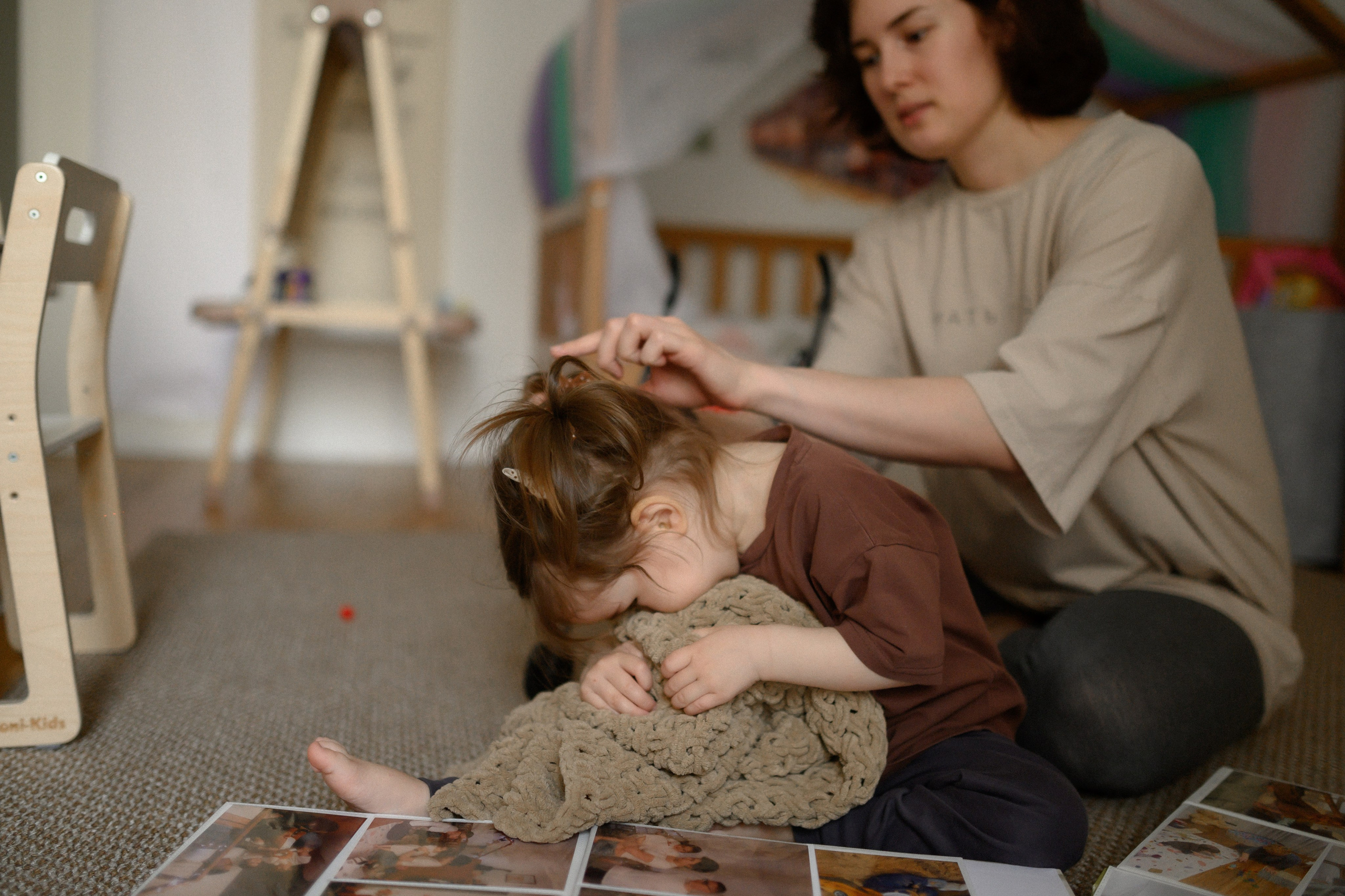 Руслан, Марта и Кира дома. Семейный и свадебный lifestyle-фотограф в Москве Мария Петрова