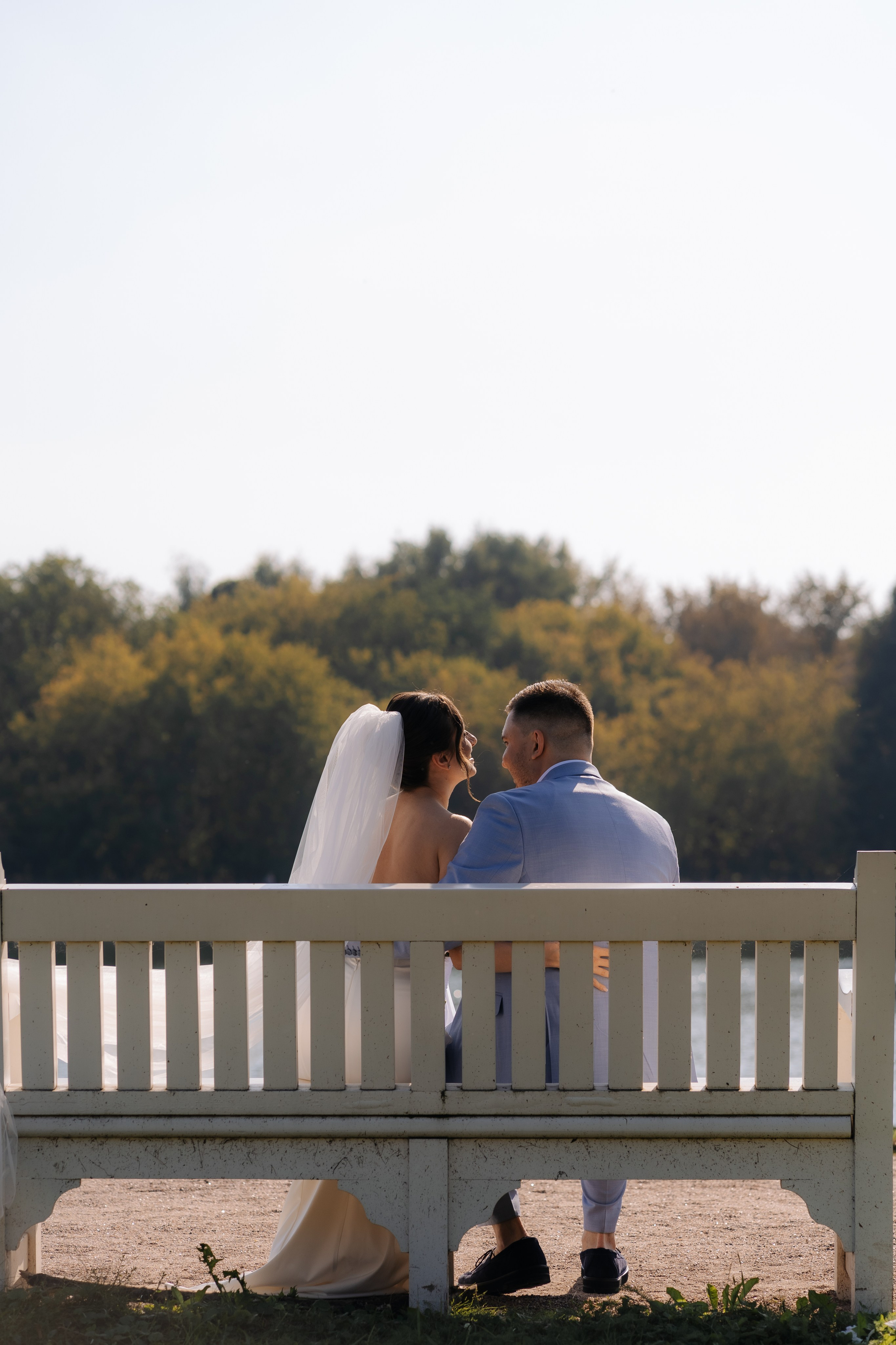 Свадебная фотосессия в Москве, парк Кусково. Свадебный фотограф в Москве Анна Полушина