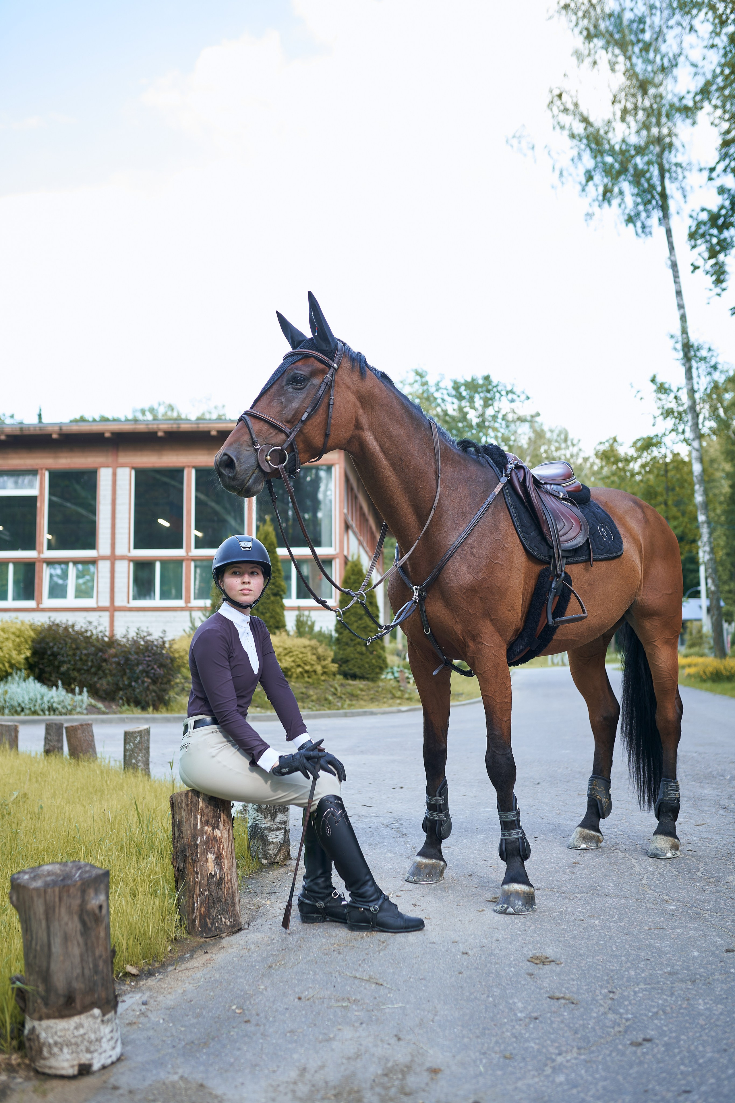 Алиса и Кон Челла В. Фотосессии с лошадьми в Москве, Новосибирске