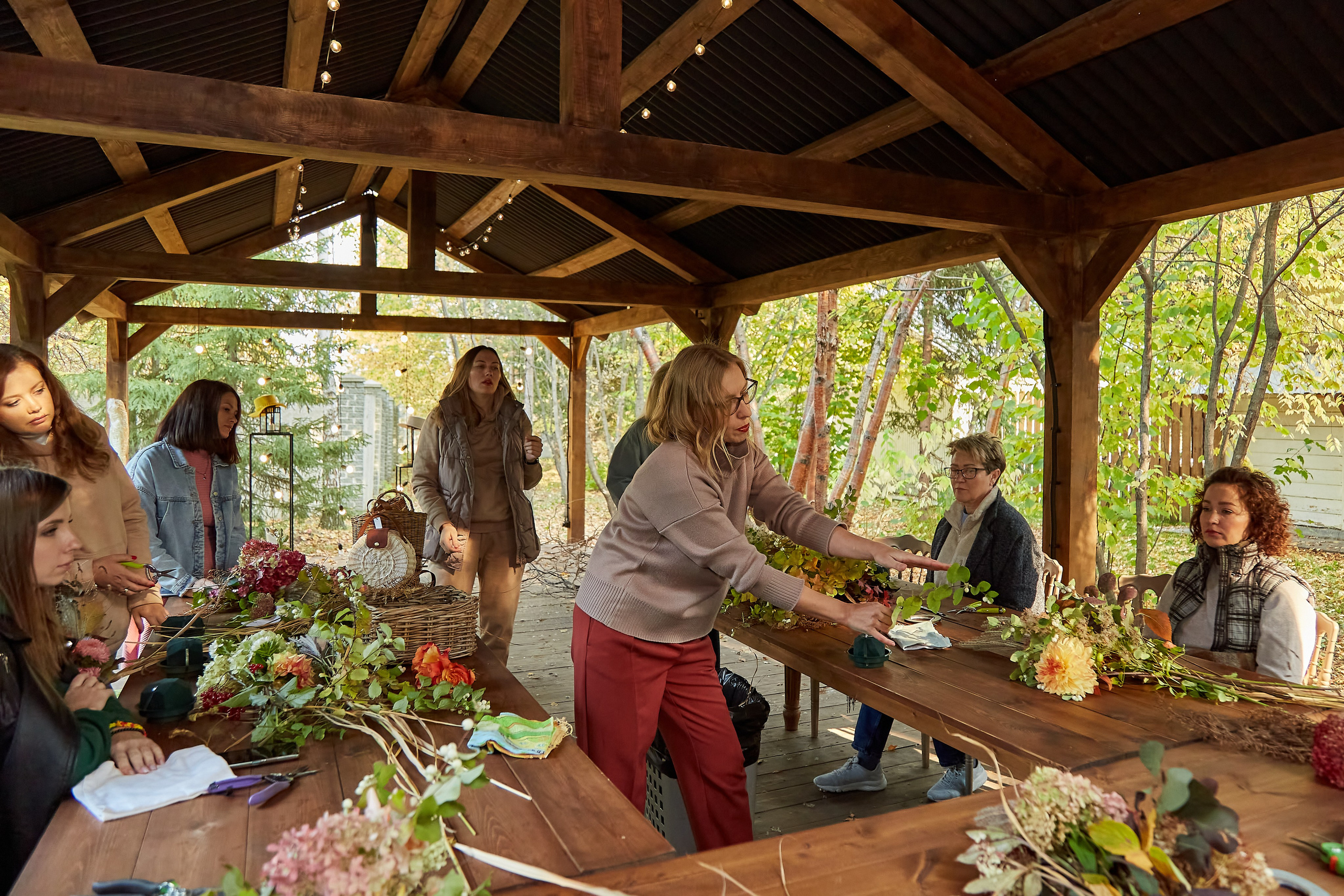 Ирина и мастер класс по декорации. Фотограф Барнаул Фатыхов Тимур