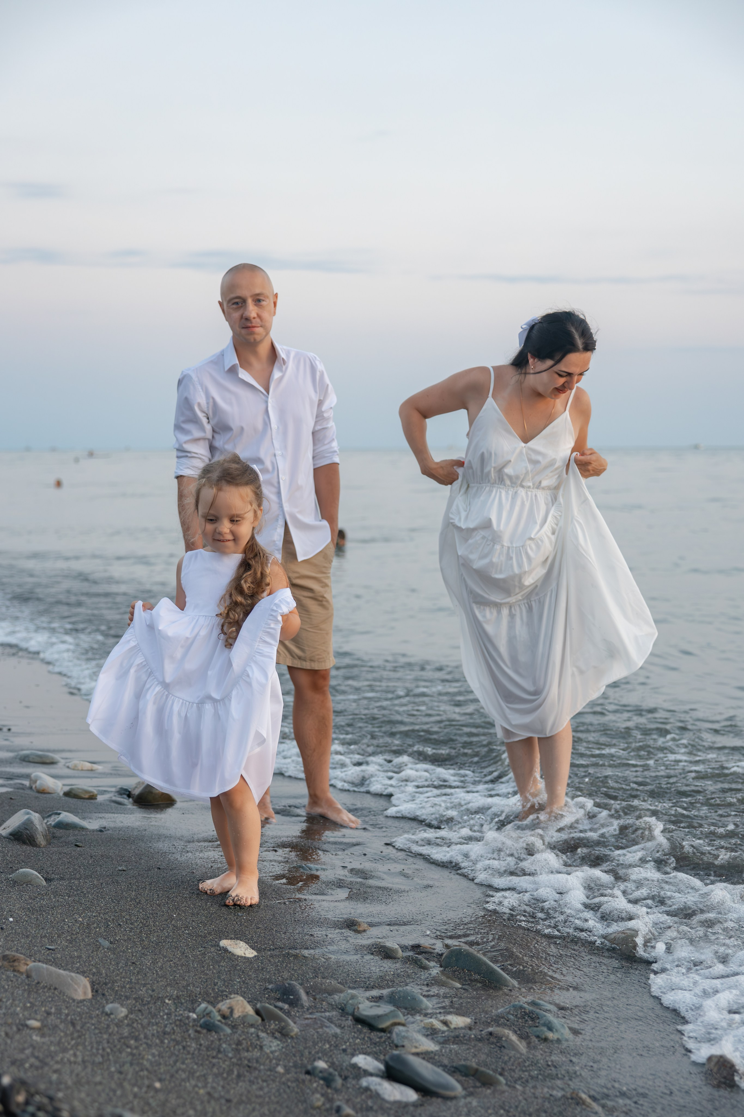 Семейная фотосессия на море. Фотограф в Сочи Колосова Елена