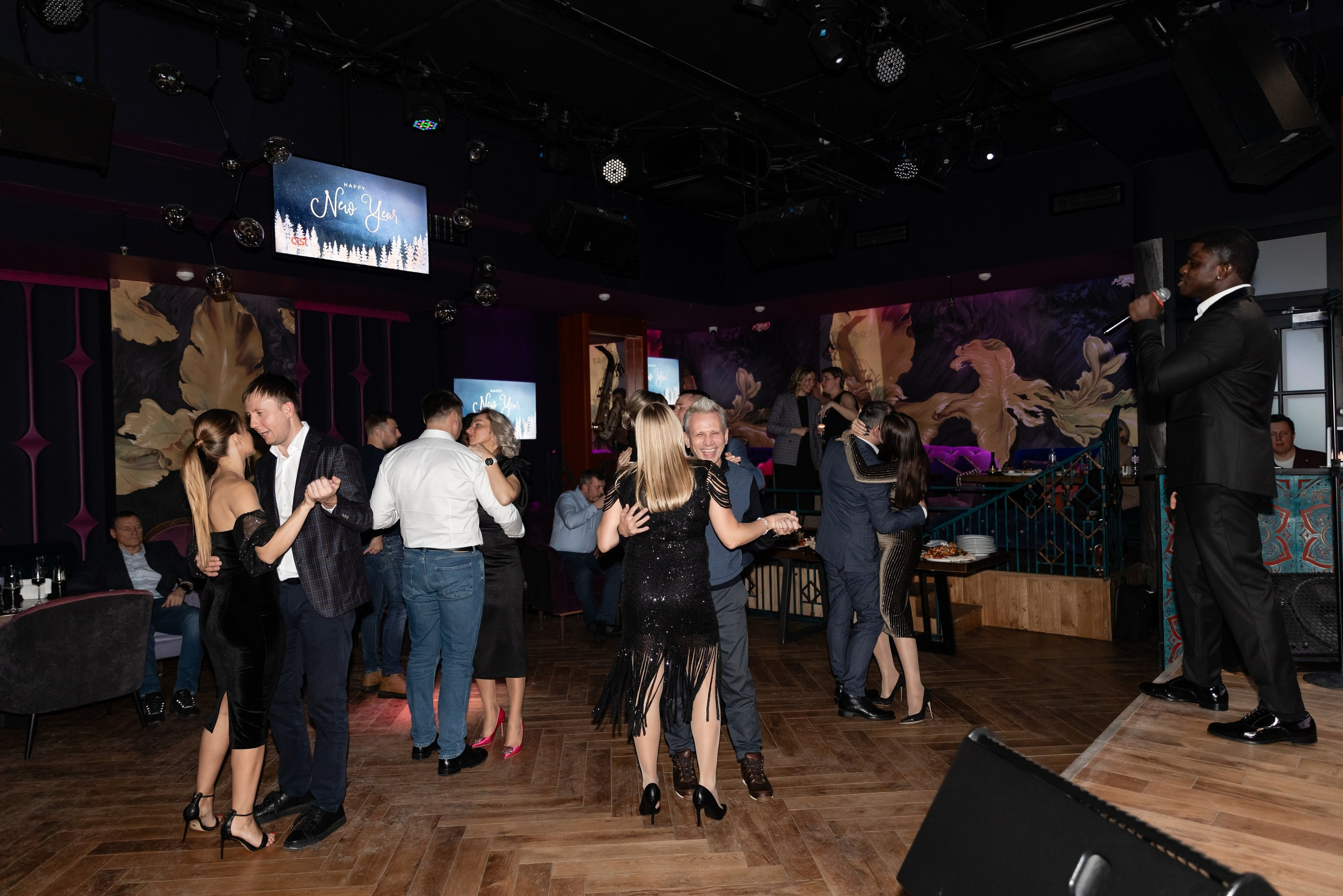 Новогодний корпоратив (Караоке клуб Who is who). Татьяна Чернышова свадебный фотограф Москва