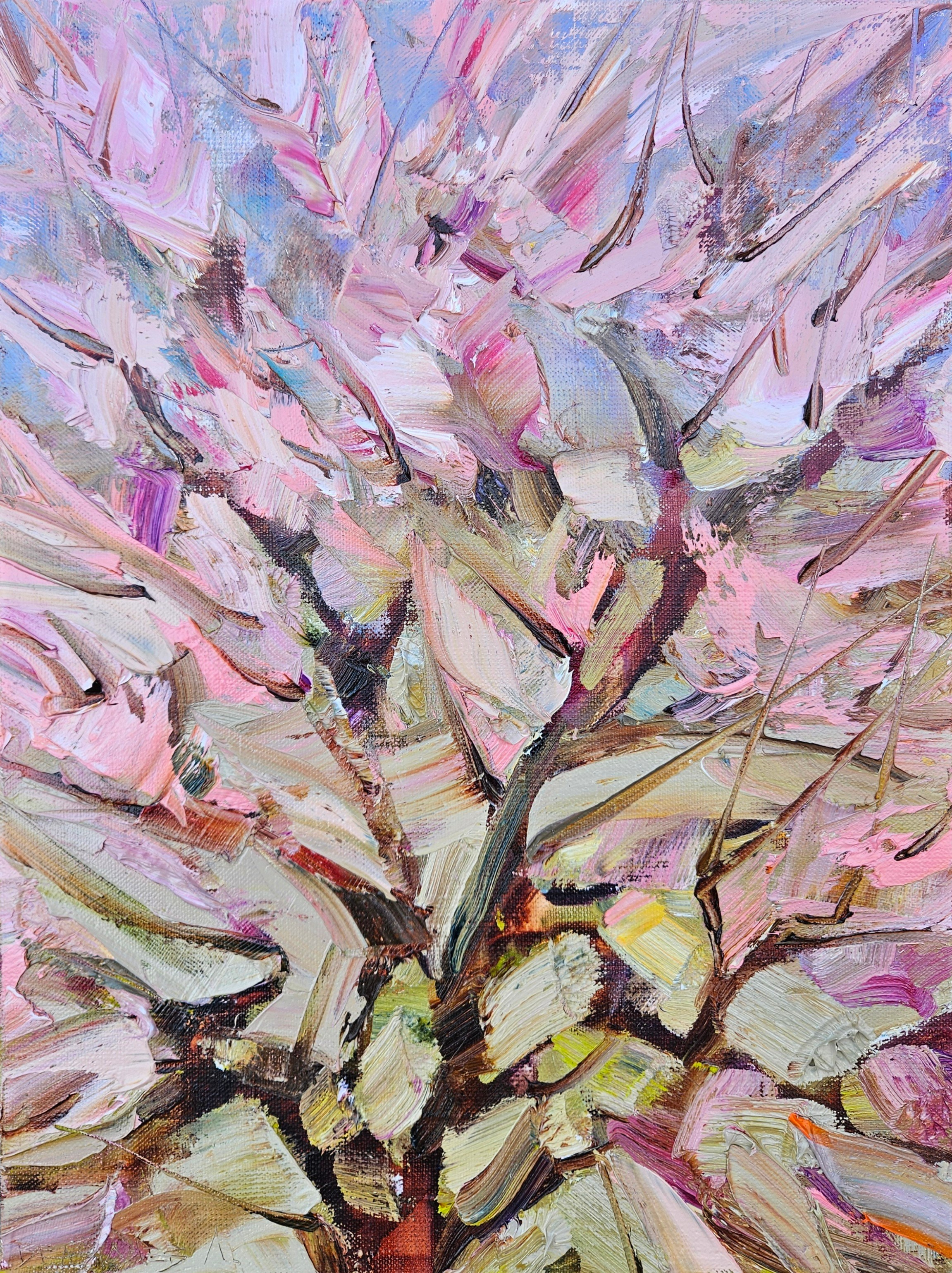 "Весна". 2026. Холст, масло. 40х30. Цена: 5000₽