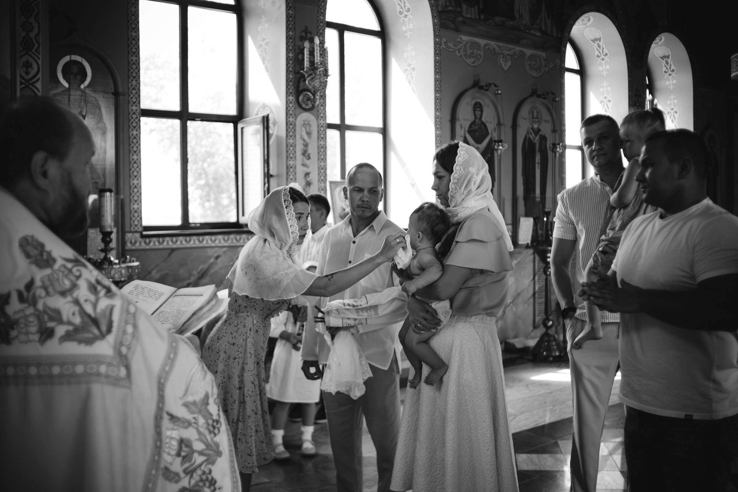 Крещение Варвары и Елизаветы. Семейный фотограф в Волгодонске Краченцева Анна