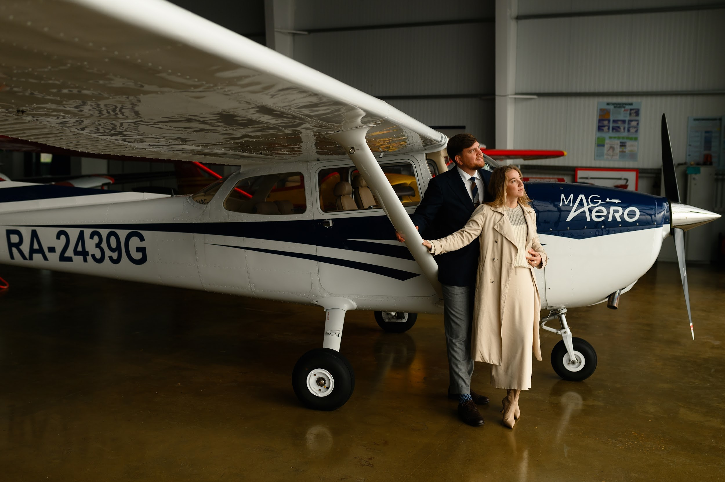 Love-story. Самолёт. Фотограф Марина Росси