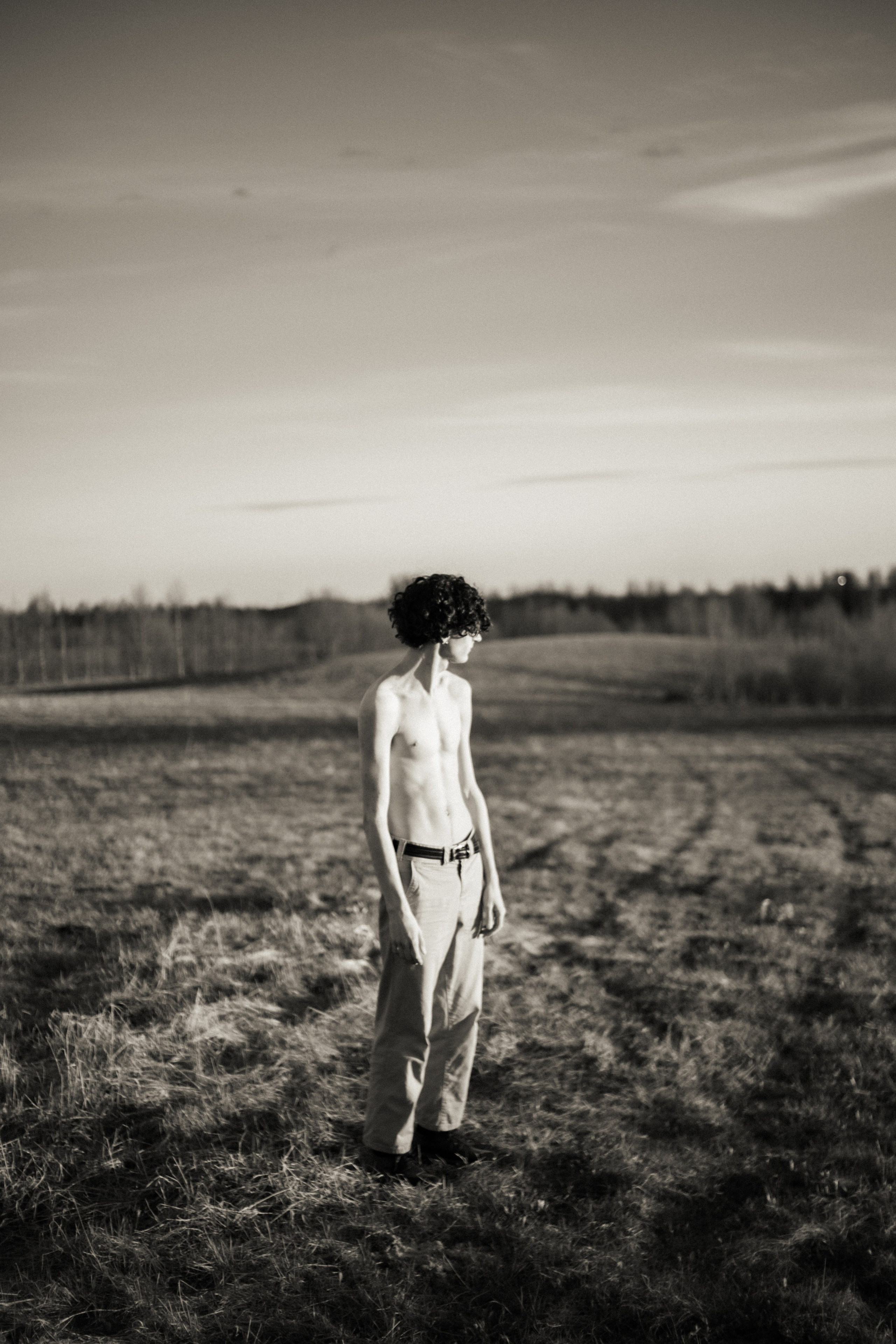 Андрей. Съёмка в поле. Lickord