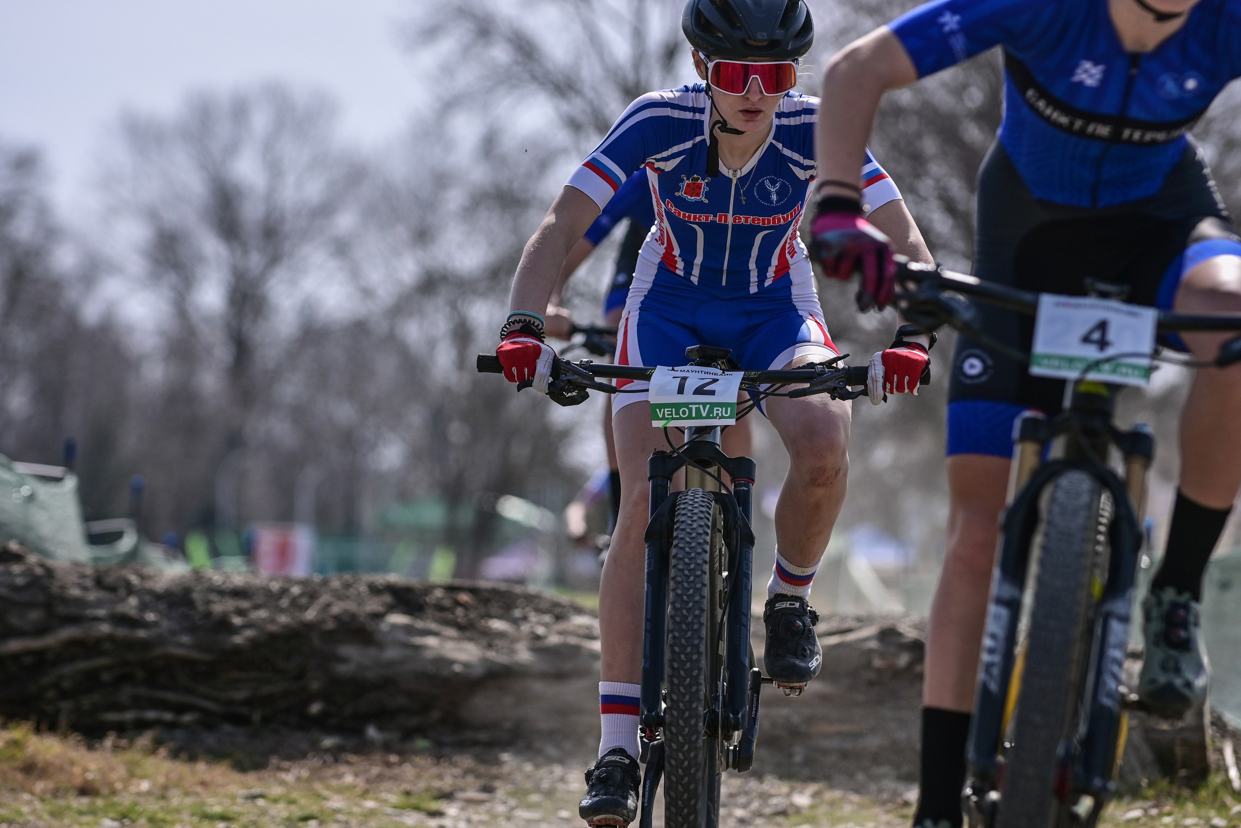 Маунтинбайк, кросс-кантри в Архипо-Осиповке 16 марта 2025. Спортивный фотограф, фотожурналист Павел Ларькин