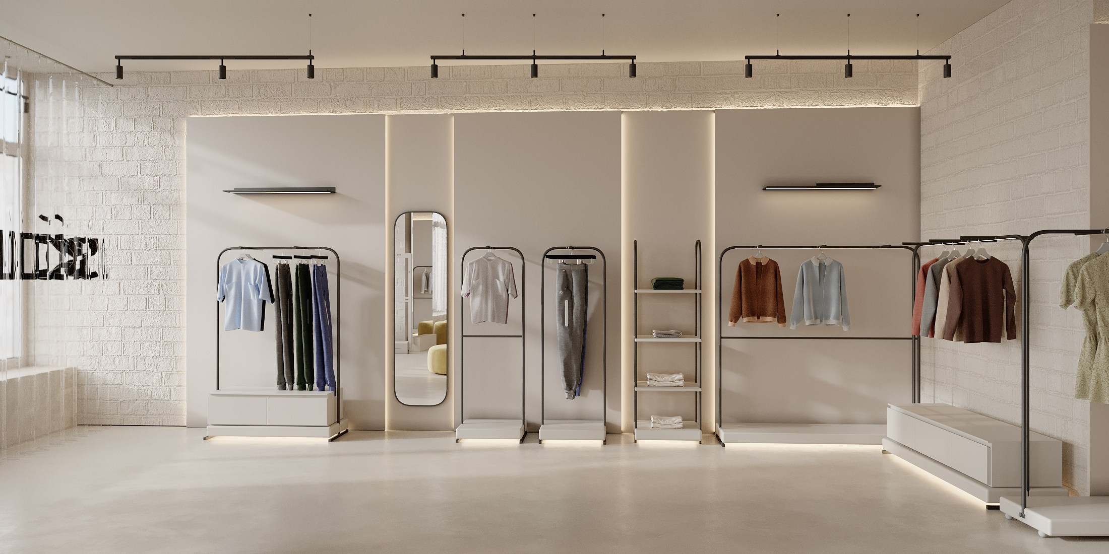 Современный интерьер магазина детской одежды. Дизайн интерьера Санкт-Петербург | Москва | Калининград