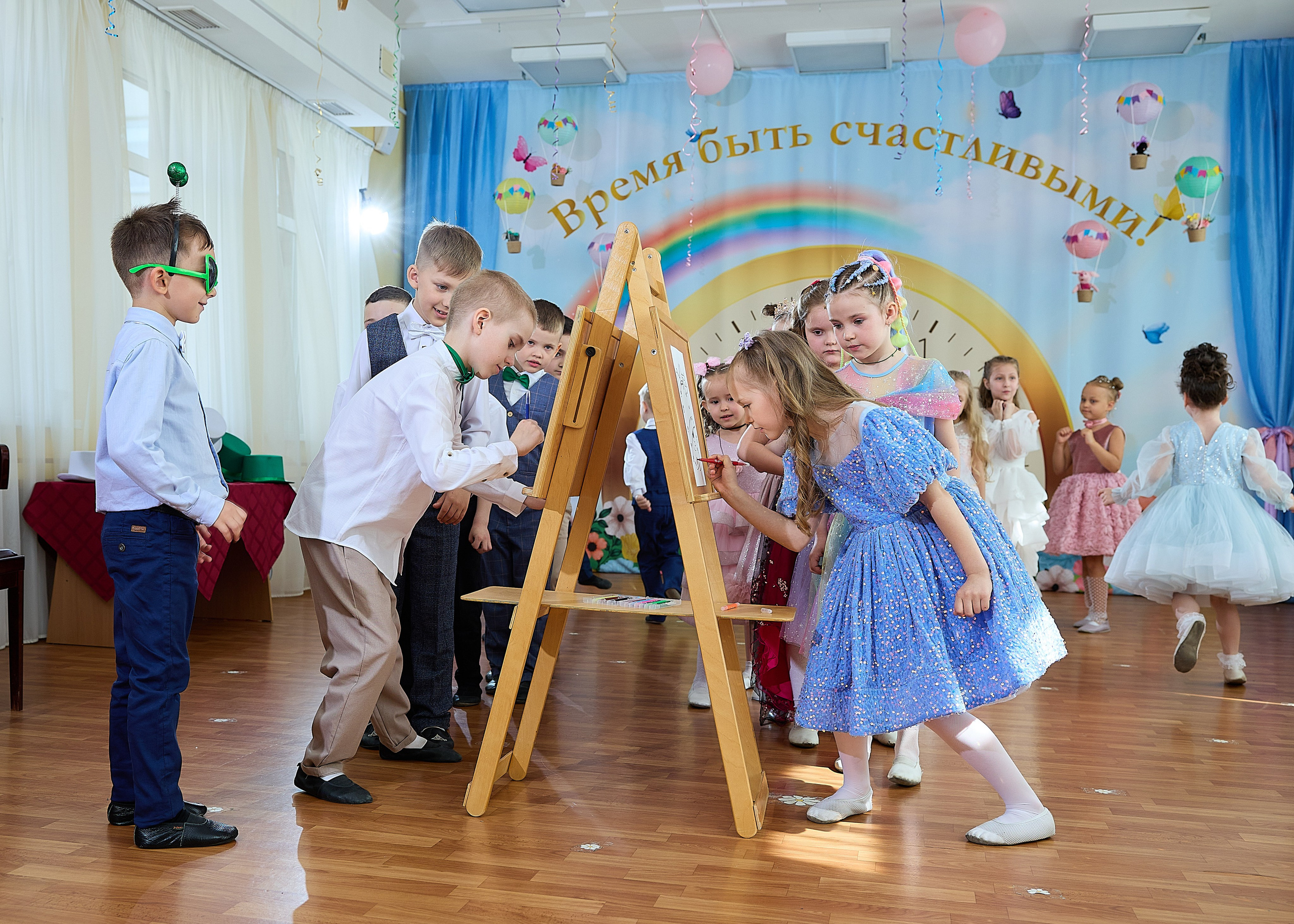 Фотосъёмка выпускного в детском саду. Школьный фотограф в Санкт-Петербурге Бочарова Ольга