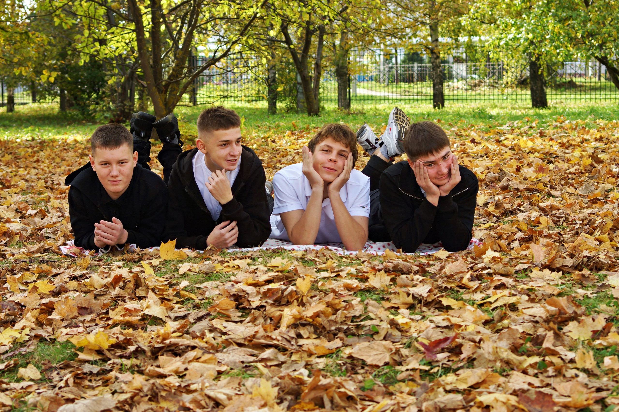 Осенняя фотосессия в школе г. Йошкар-Ола