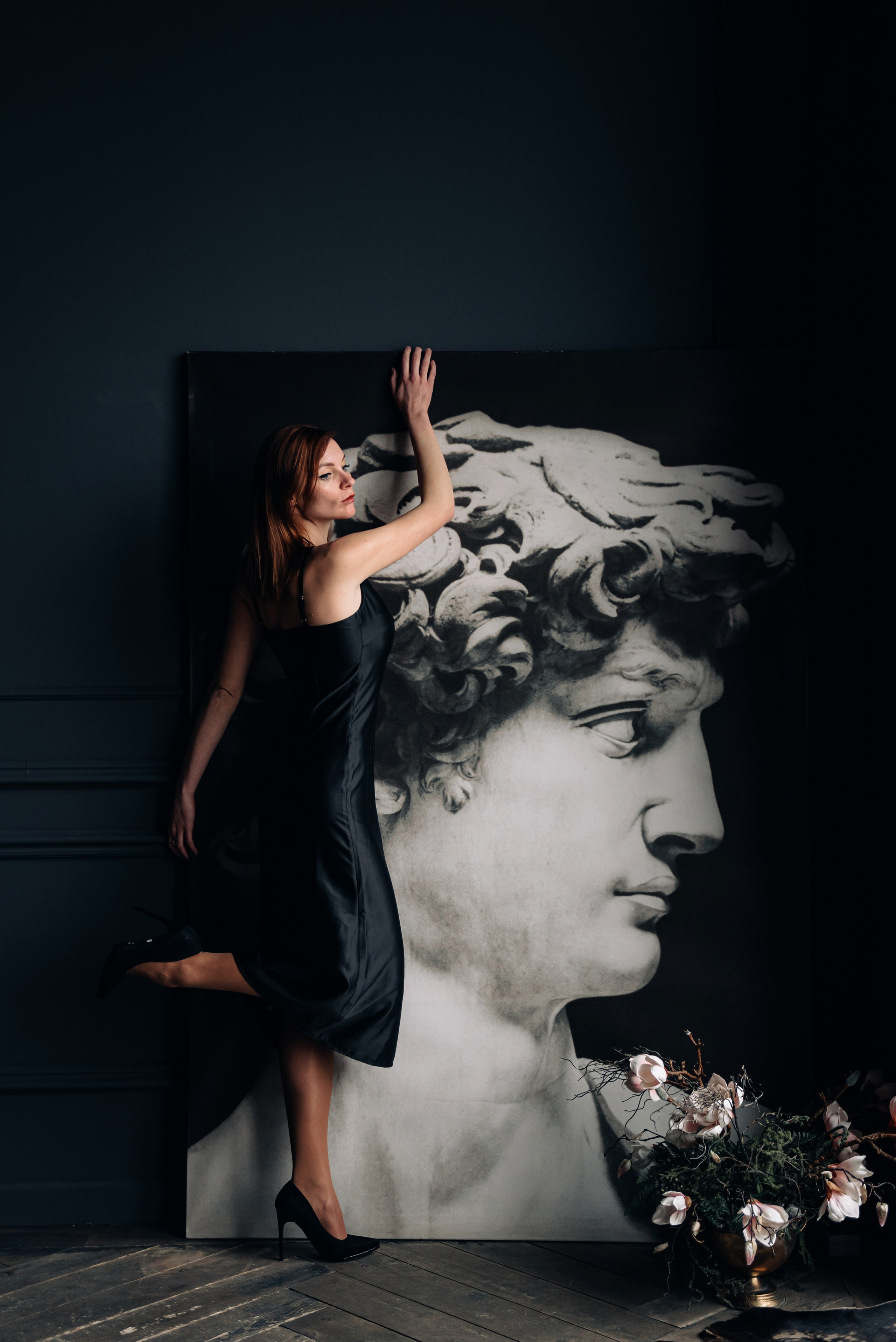 Женская фотосессия в фотостудии Nacked Sky. Портретный фотограф Москва Светлана Кашура